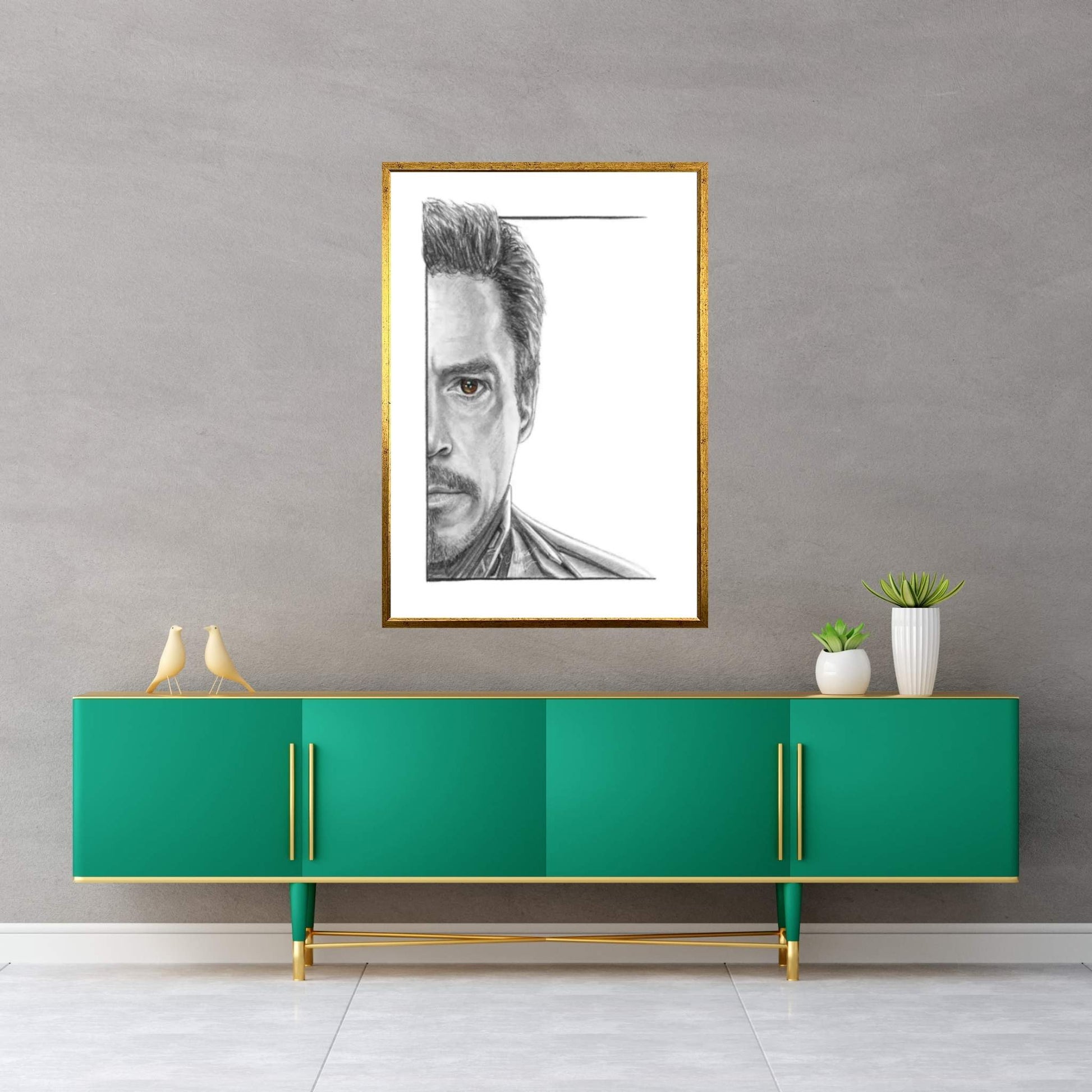 Tony Stark End Game Canvas Wall Art - Y Canvas