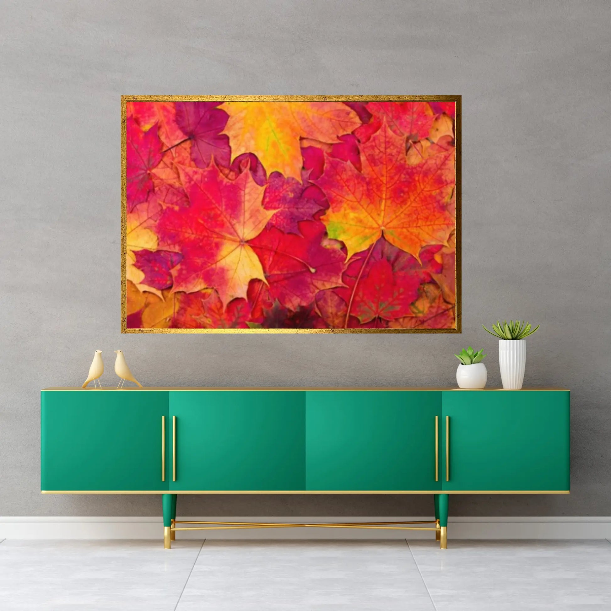 Autumn Leaves Canvas Wall Art Printing Wall Art print Canvas Wall Art Poster - Y Canvas