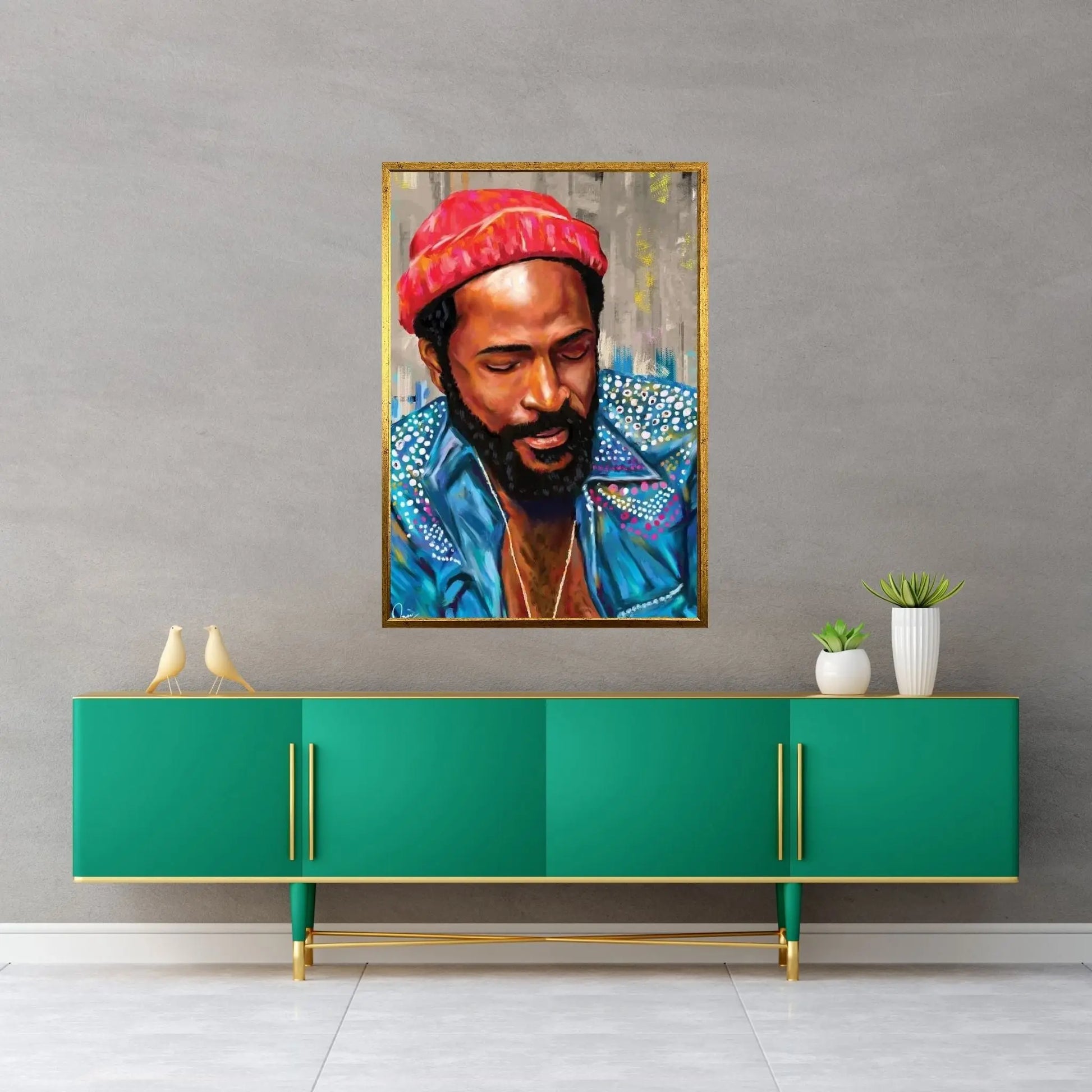 Marvin Gaye Canvas Wall Art - Y Canvas