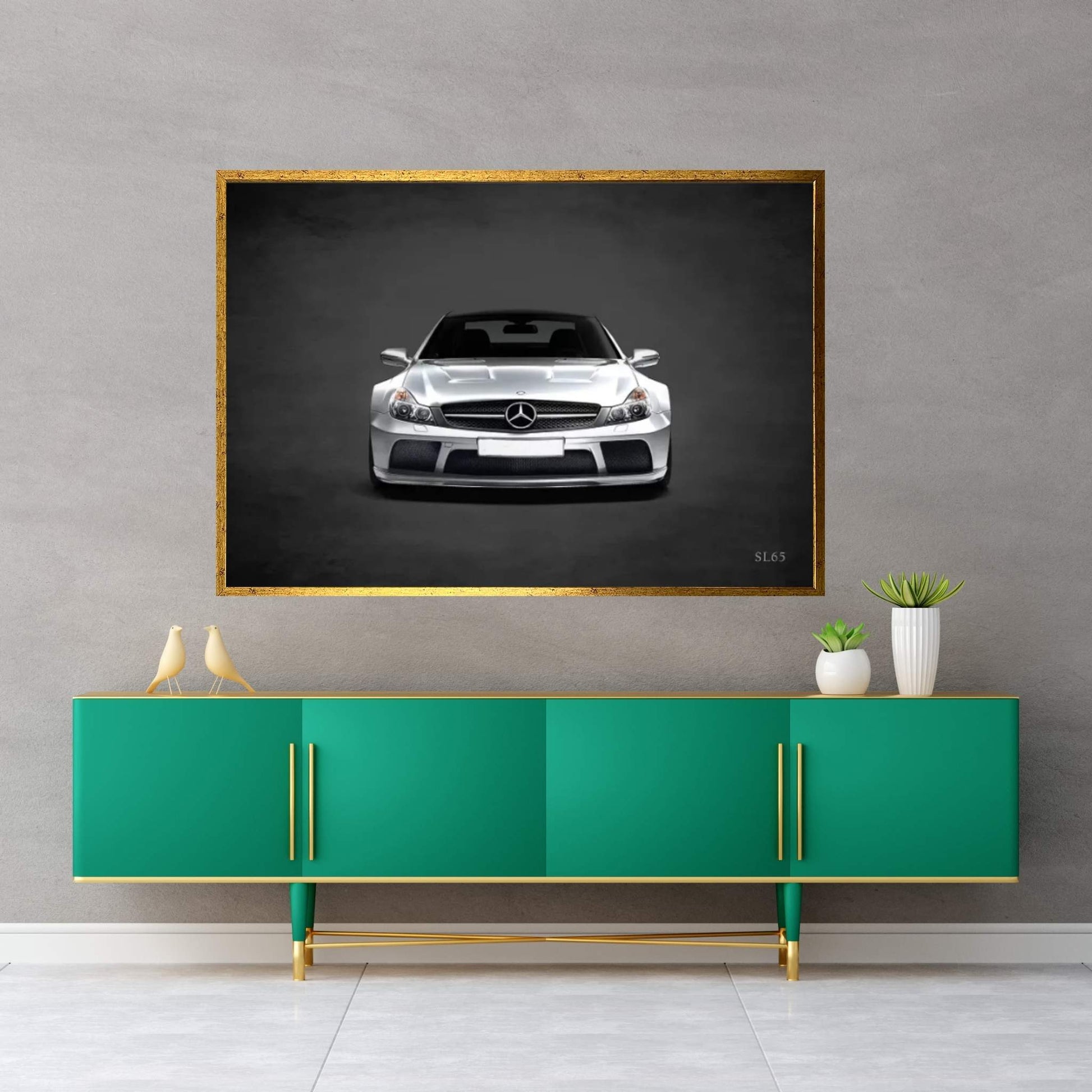 Mercedes Benz SL65 Canvas Wall Art - Y Canvas