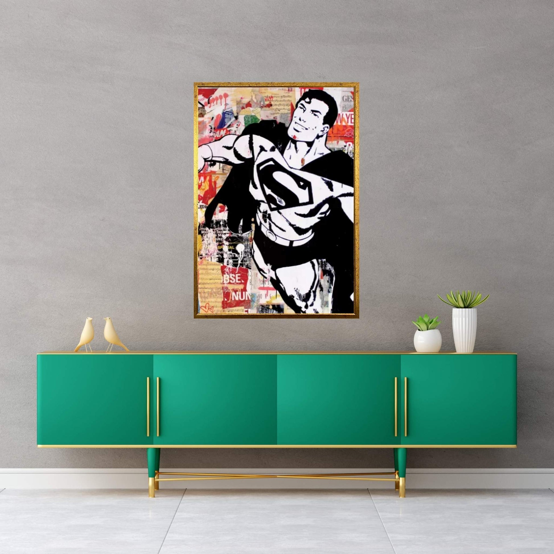 Flying For Justice Canvas Wall Art - Y Canvas