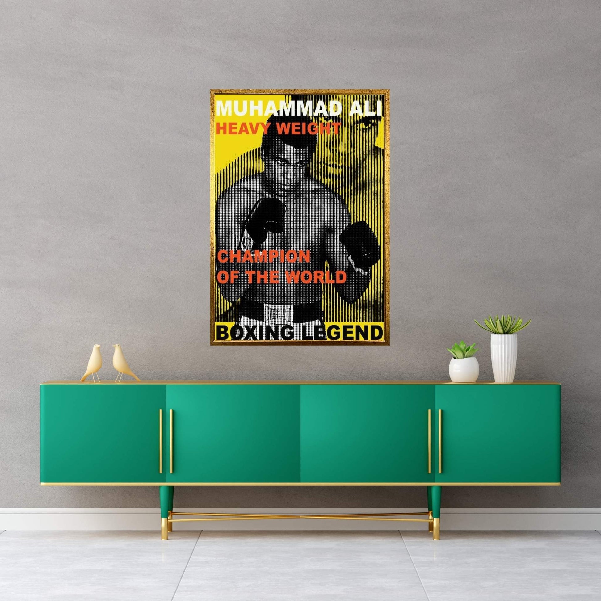 The Boxing Legend Canvas Wall Art - Y Canvas