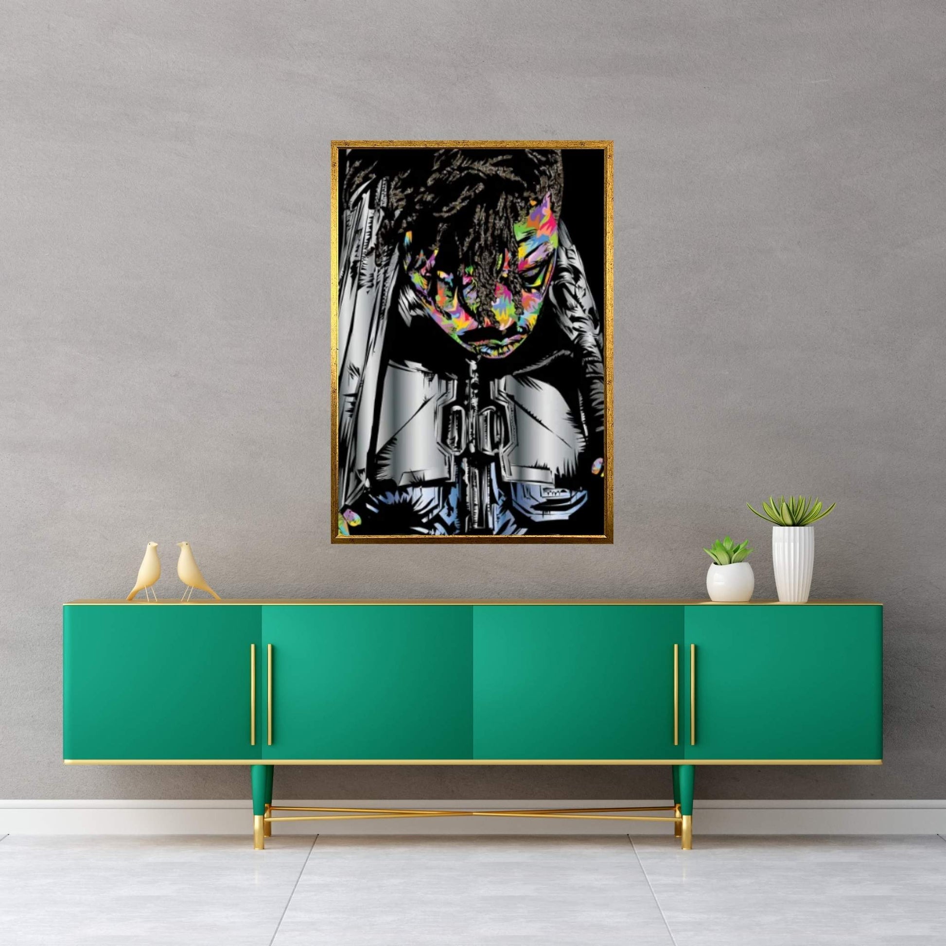 Killmonger Canvas Wall Art - Y Canvas