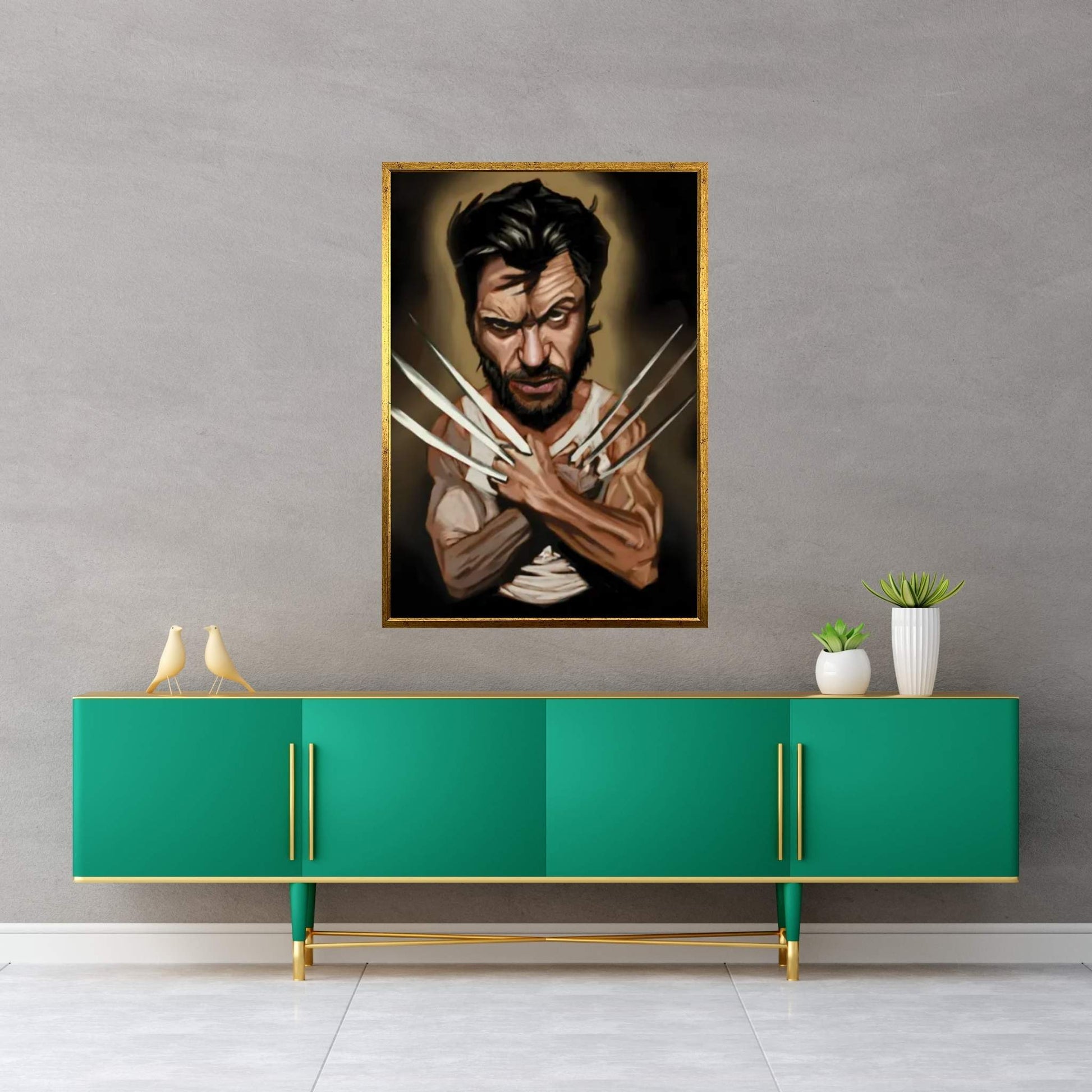 Wolverine Canvas Wall Art - Y Canvas