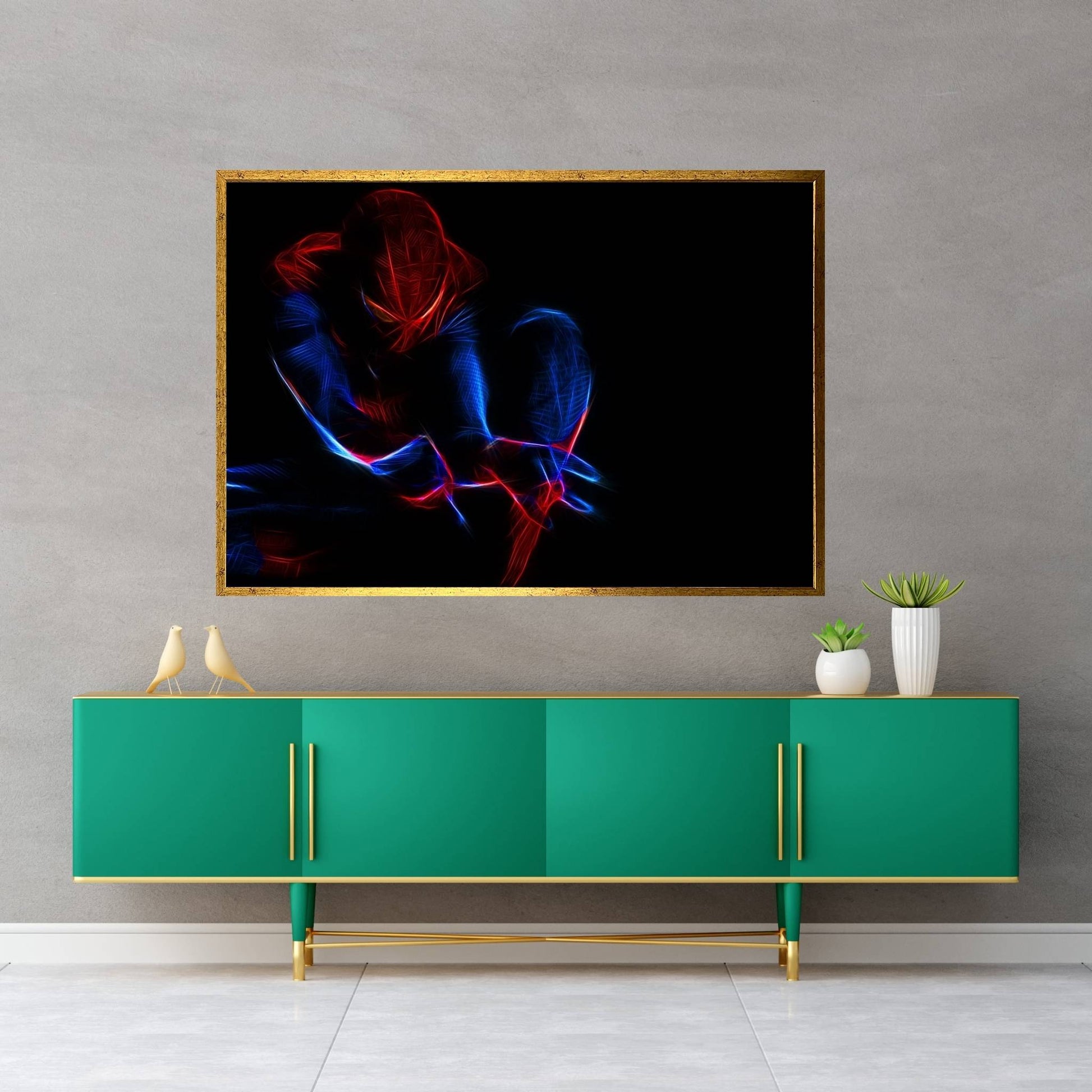 Spiderman Canvas Wall Art - Y Canvas