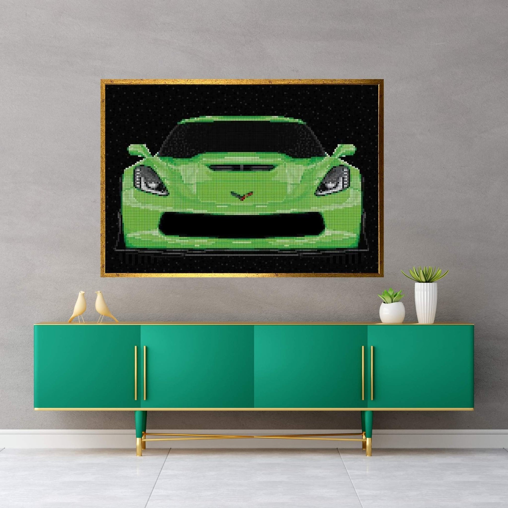 Corvette Canvas Wall Art - Y Canvas