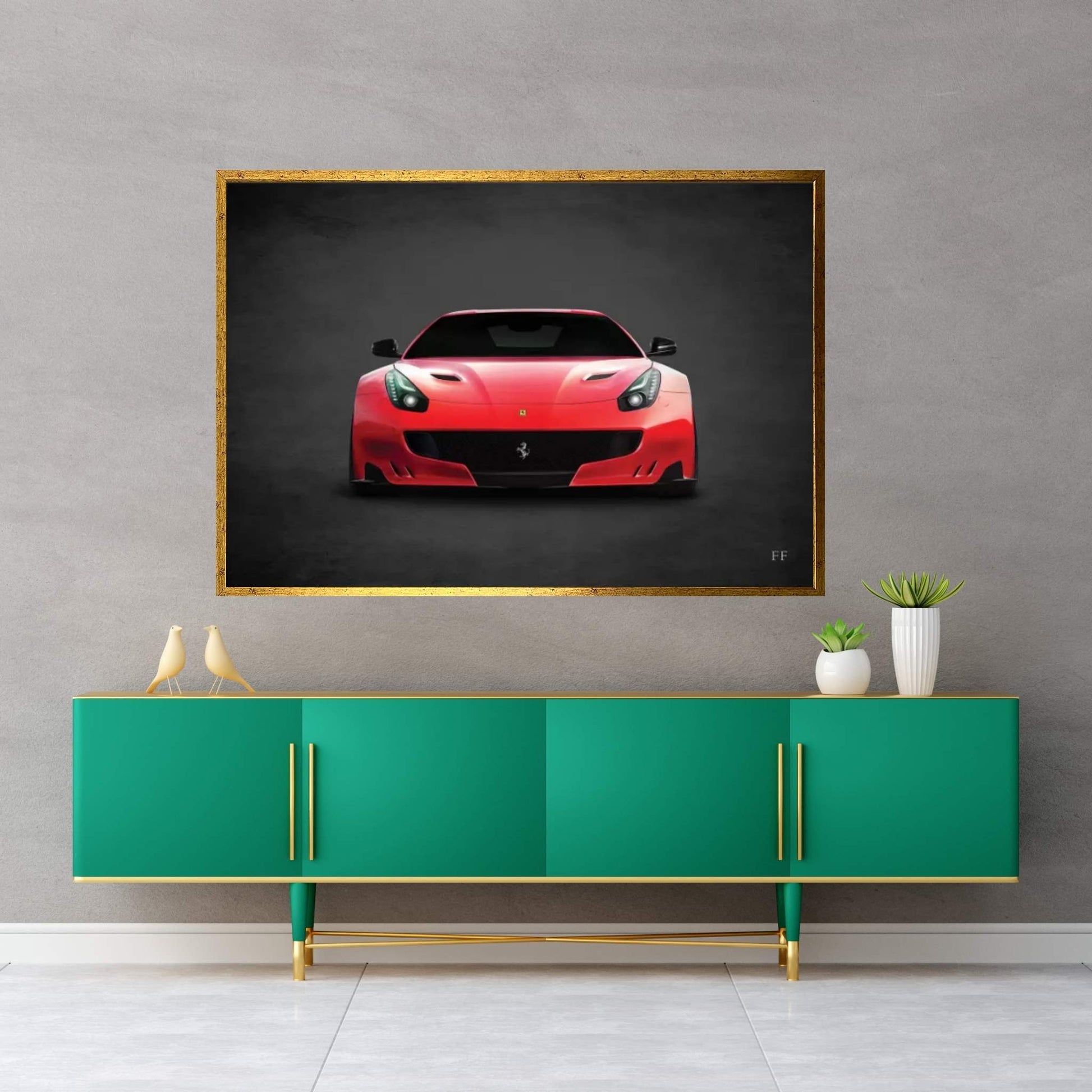 Ferrari FF Canvas Wall Art - Y Canvas