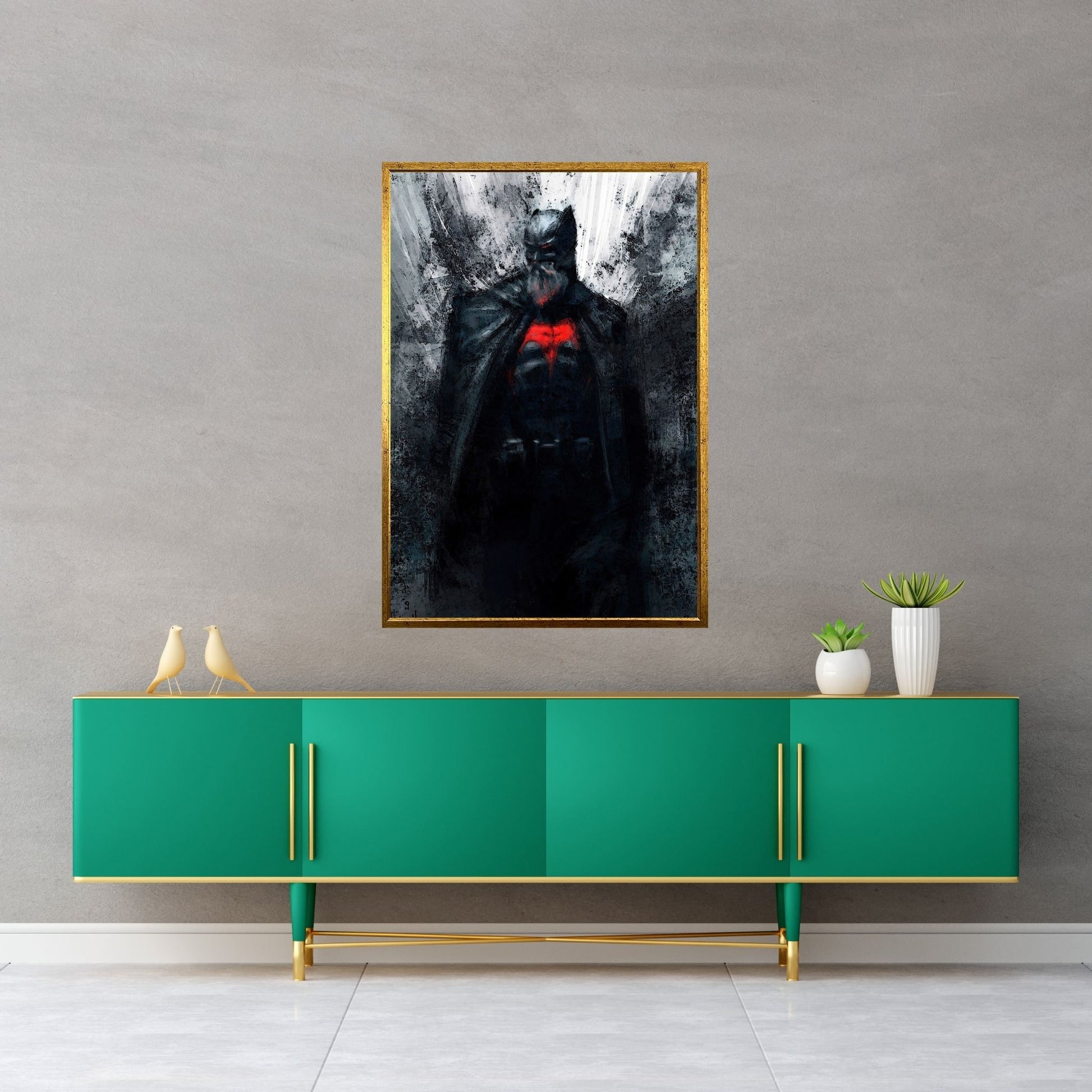 Batman Canvas Wall Art - Y Canvas