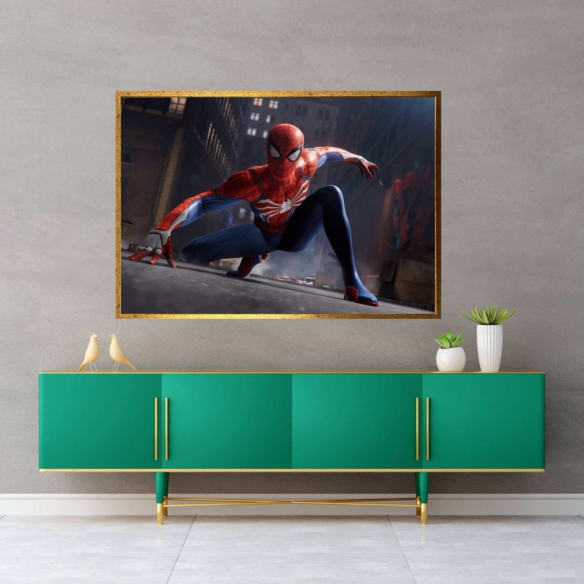 Spiderman Canvas Wall Art - Y Canvas