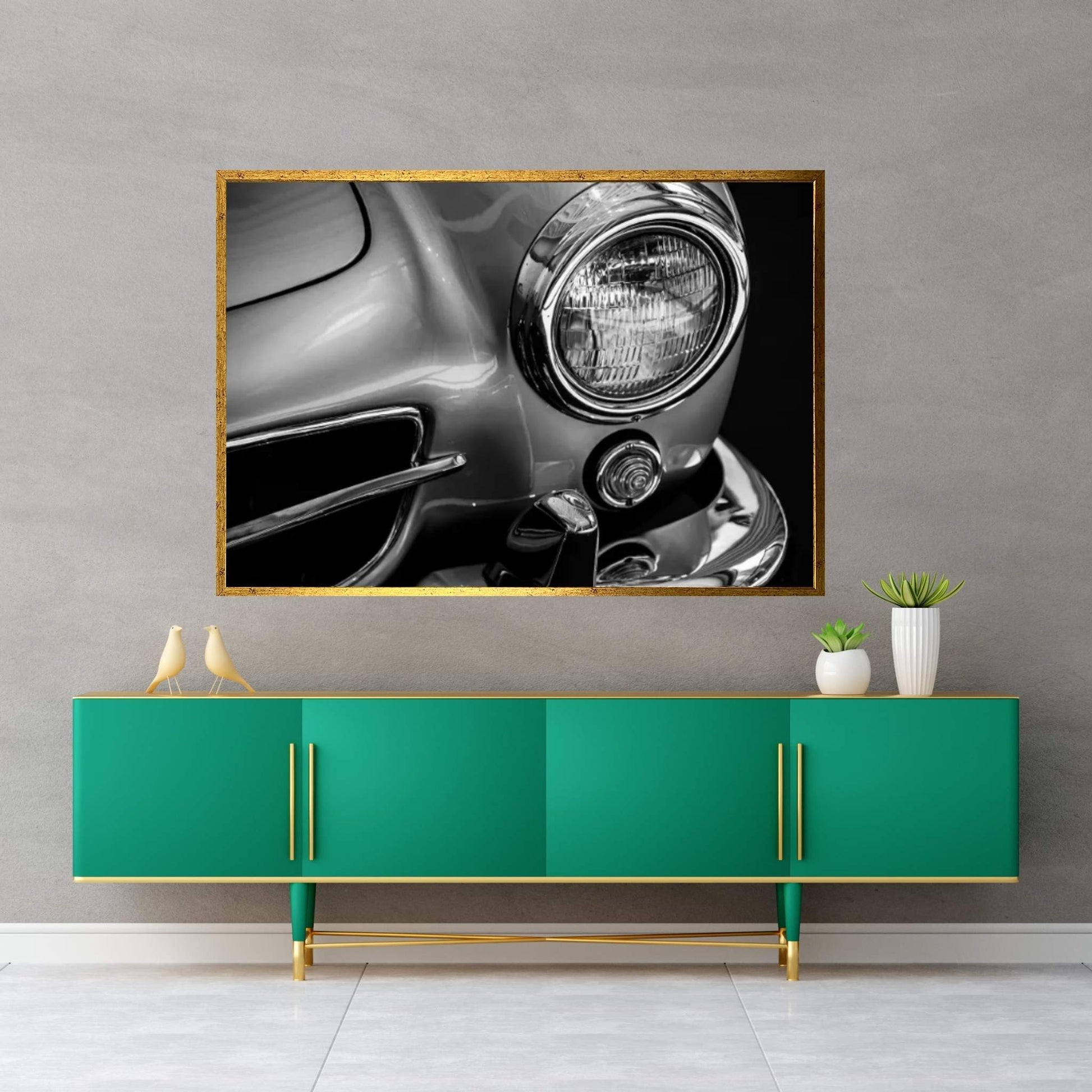 Car Lovers IX Canvas Wall Art - Y Canvas