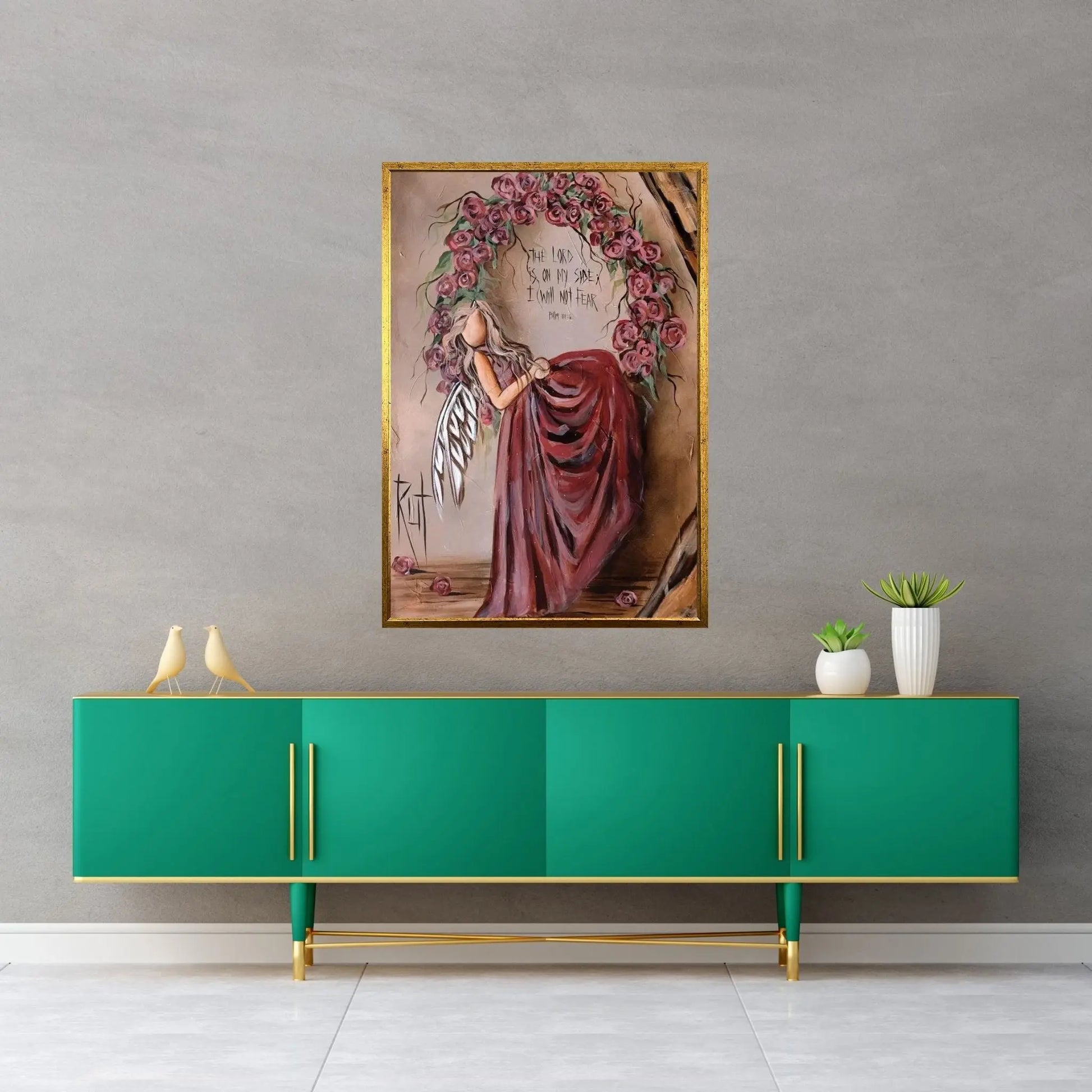 The Lord Is On My Side Canvas Wall Art - Y Canvas