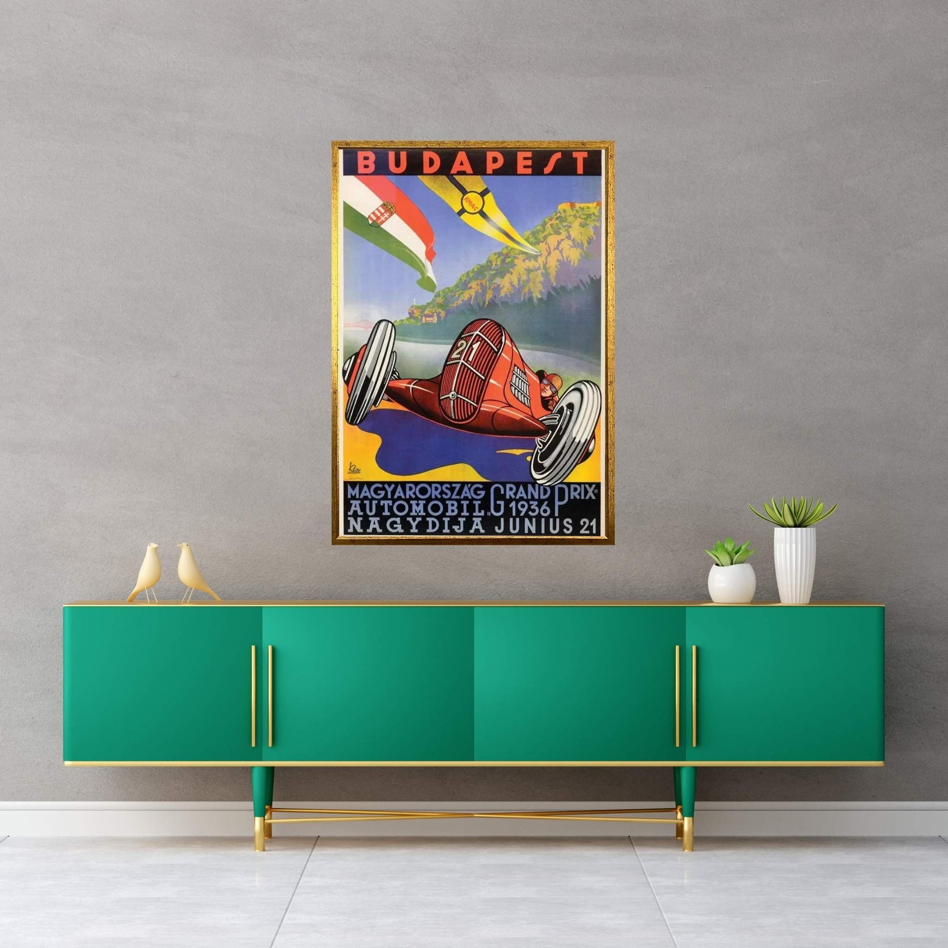 Budapest Grand Prix, 1936 Canvas Wall Art - Y Canvas