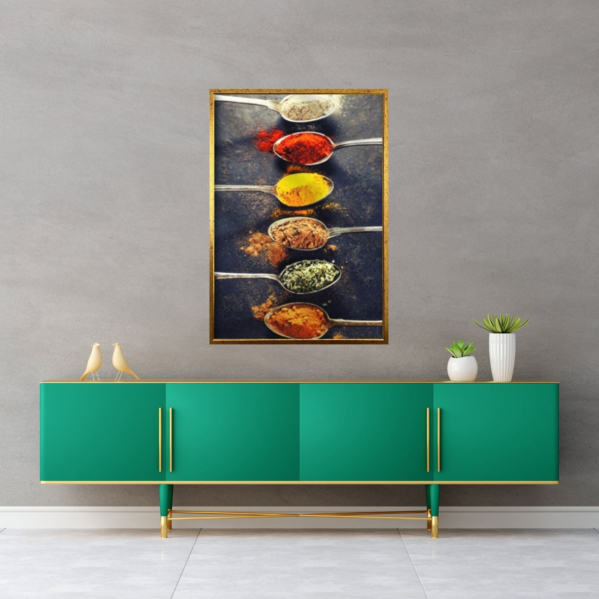 Vegetable Grains Spices Kitchen Canvas Wall Art, Laminas Para Cuadros Scandinavian Poster Wall Art - Y Canvas