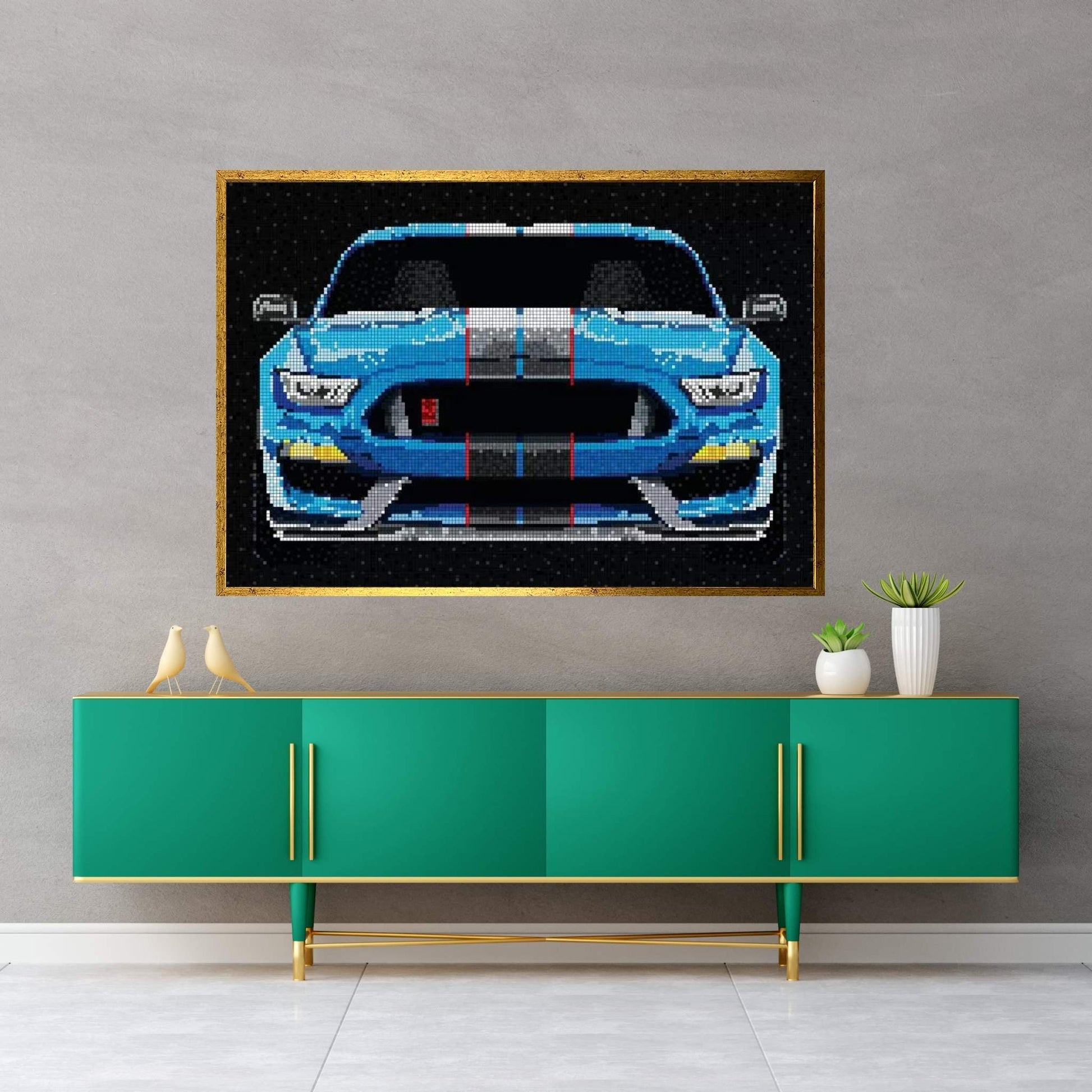 Mustang Canvas Wall Art - Y Canvas