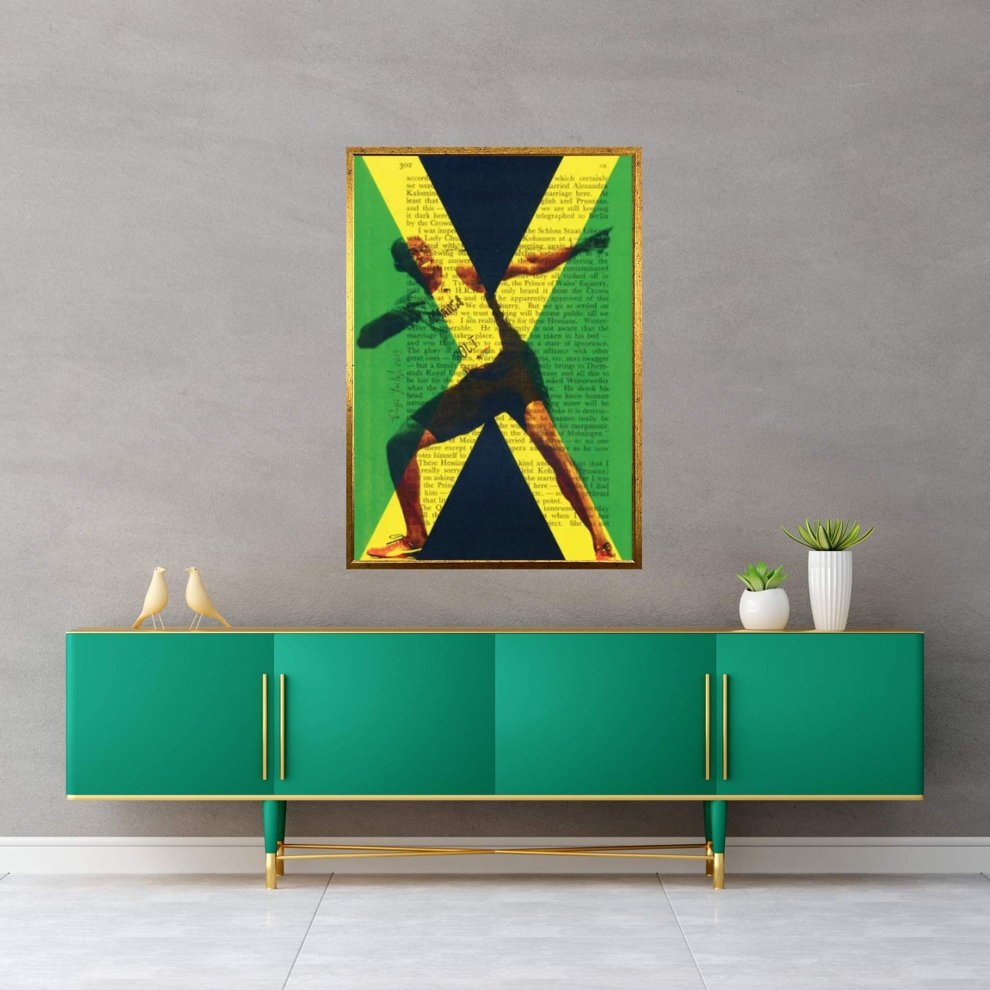 Usain Bolt Canvas Wall Art - Y Canvas