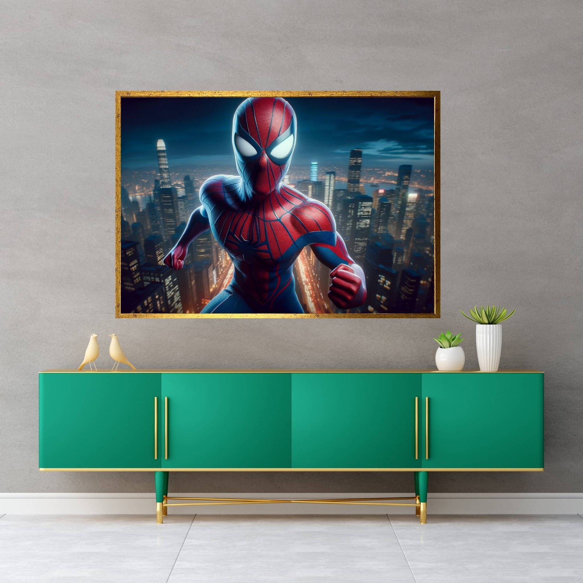 Spiderman Canvas Wall Art - Y Canvas