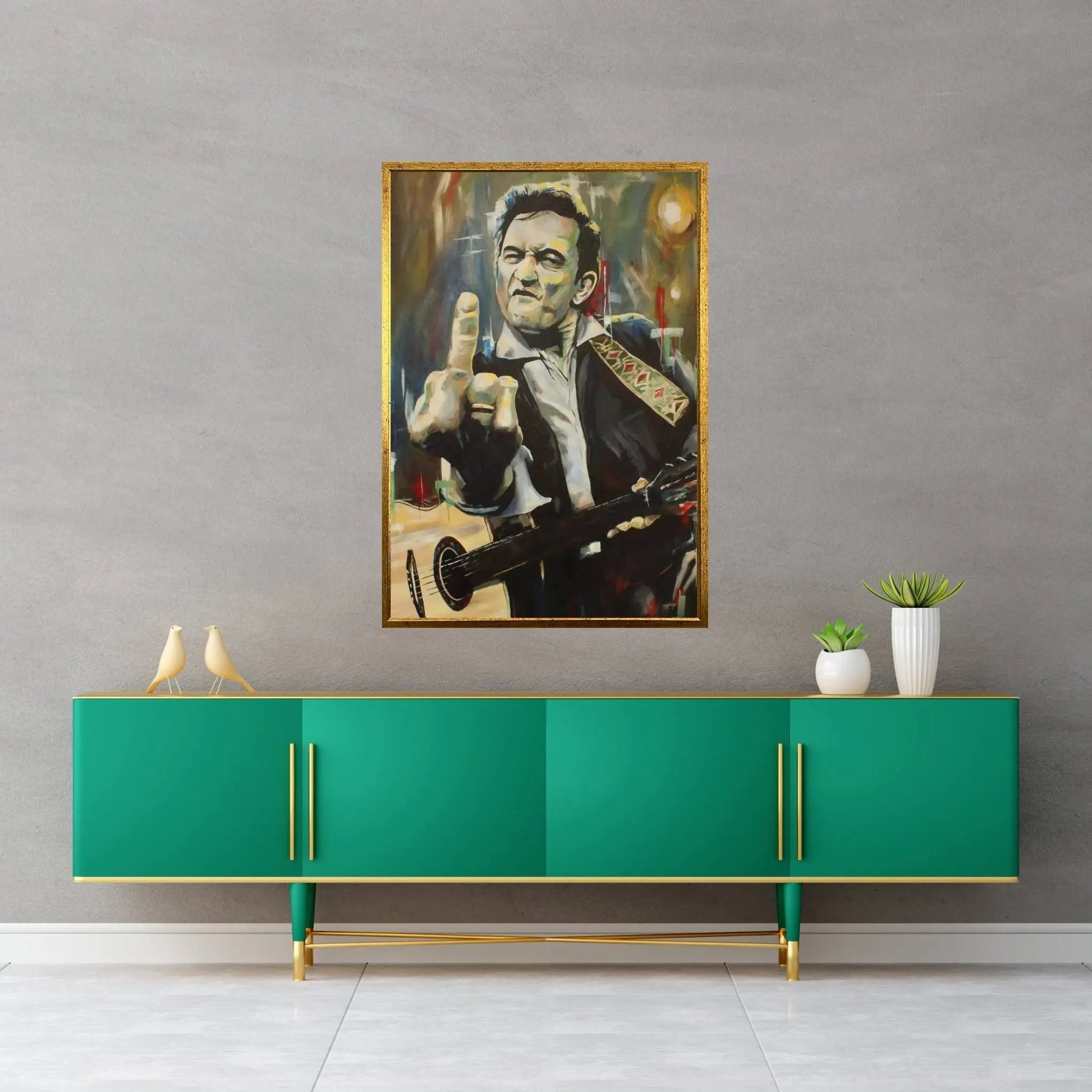 Hello, I'm Johnny Cash Canvas Wall Art - Y Canvas