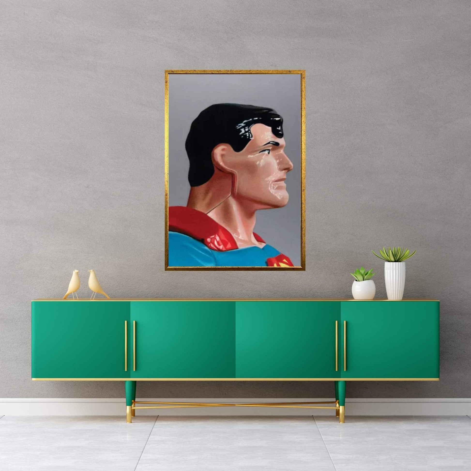 Replicant Study - Superman Canvas Wall Art - Y Canvas