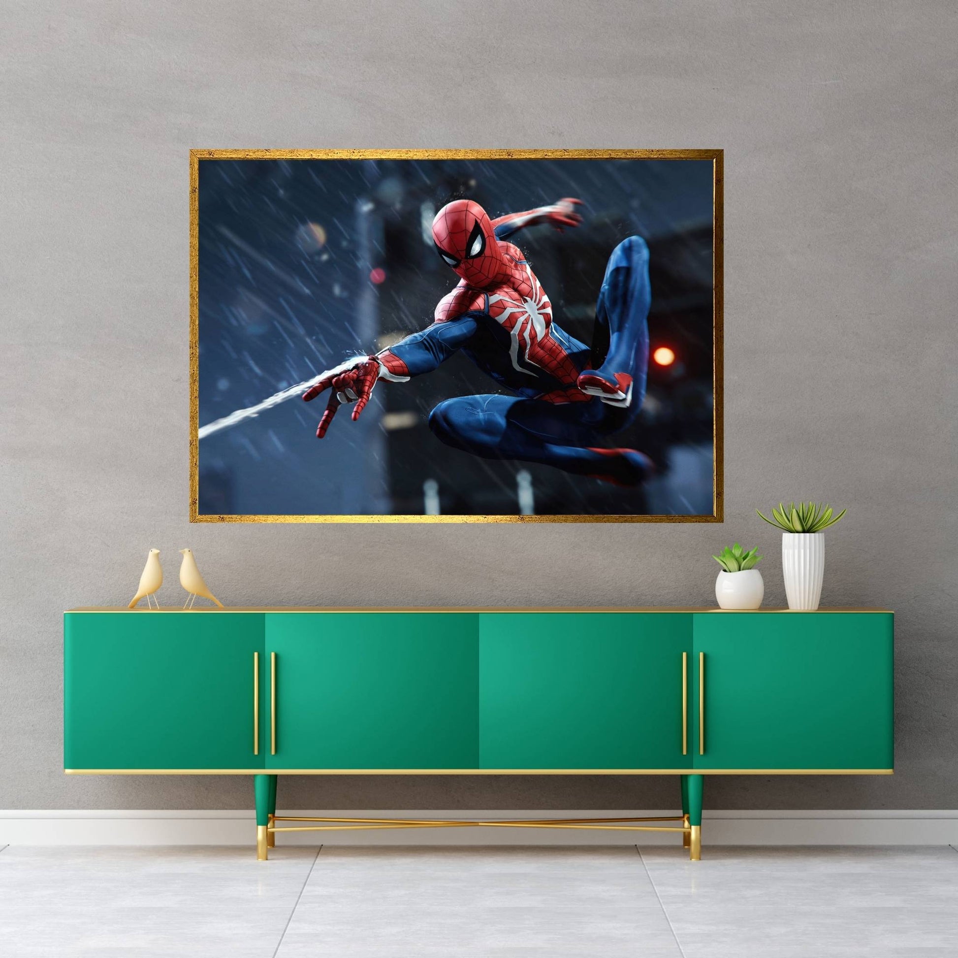 Spiderman Canvas Wall Art - Y Canvas