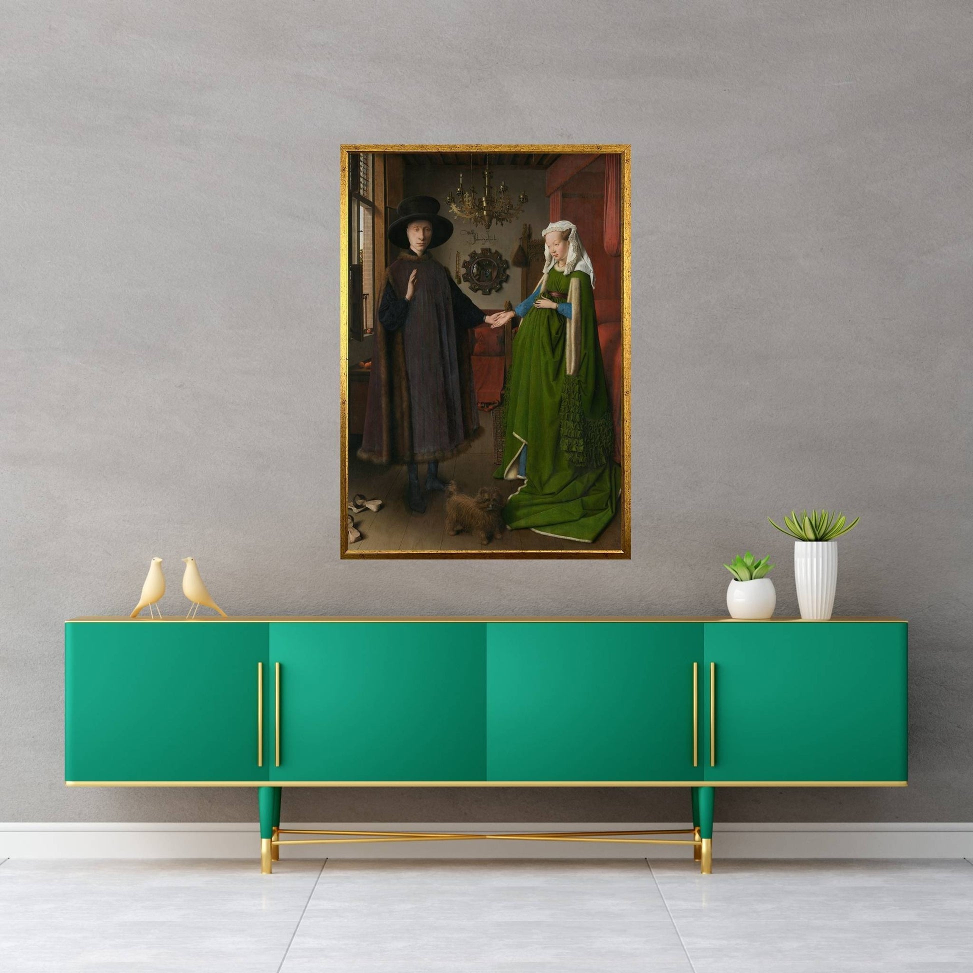 The Arnolfini Portrait Canvas Wall Art - Y Canvas