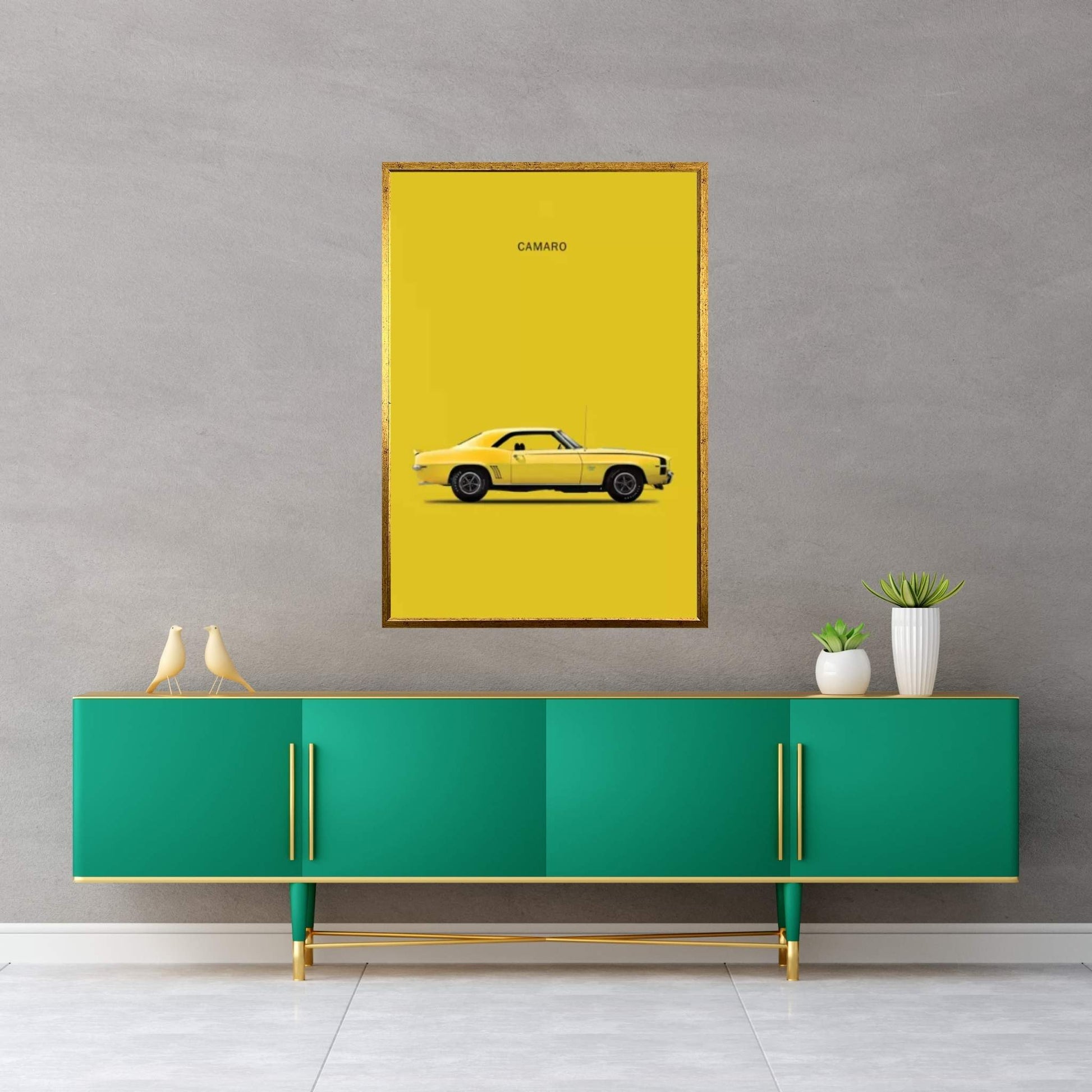 1969 Chevrolet Camaro Canvas Wall Art - Y Canvas