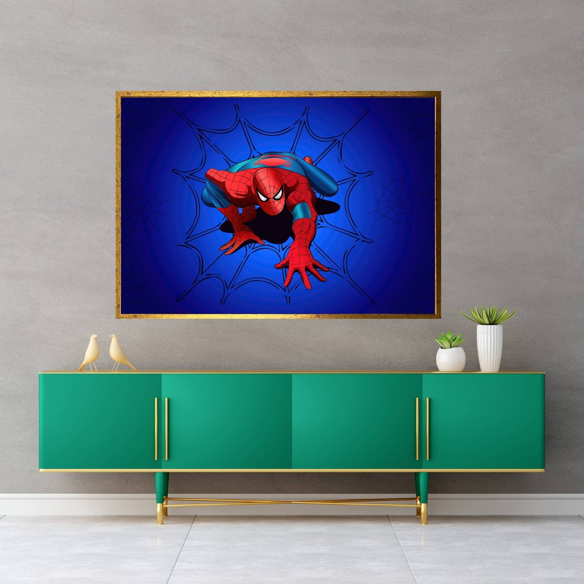 Spiderman Canvas Wall Art - Y Canvas