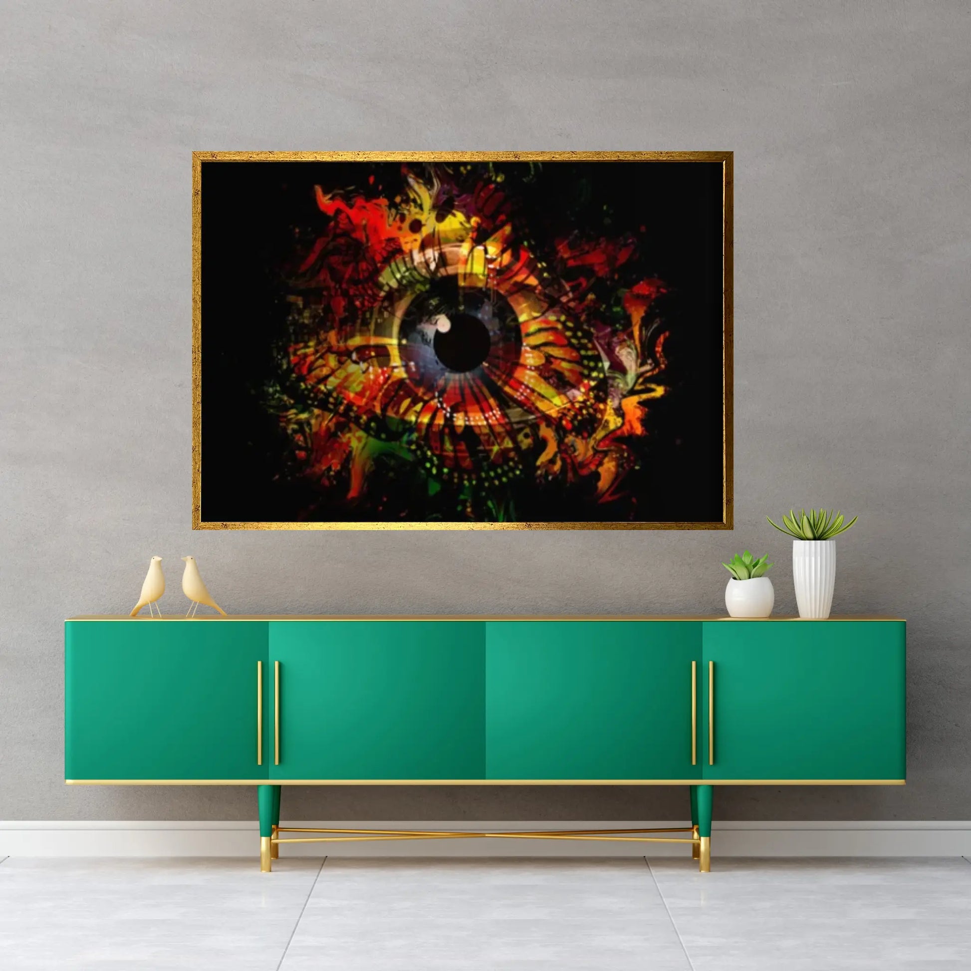 The Eye Abstract Printing Wall Art print Canvas Wall Art Poster - Y Canvas