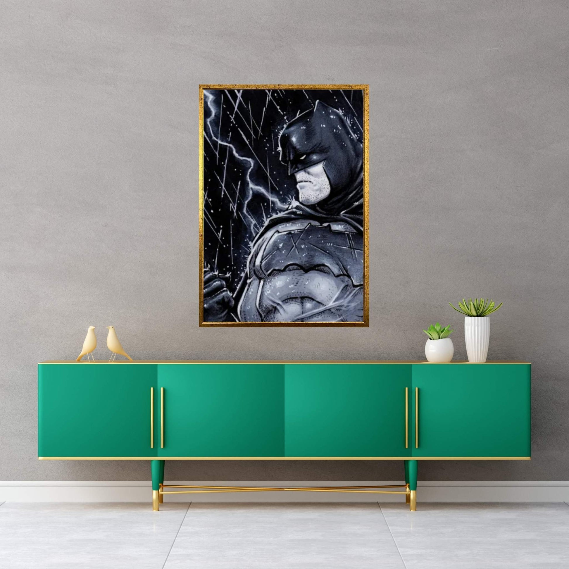 The Dark Knight Canvas Wall Art - Y Canvas