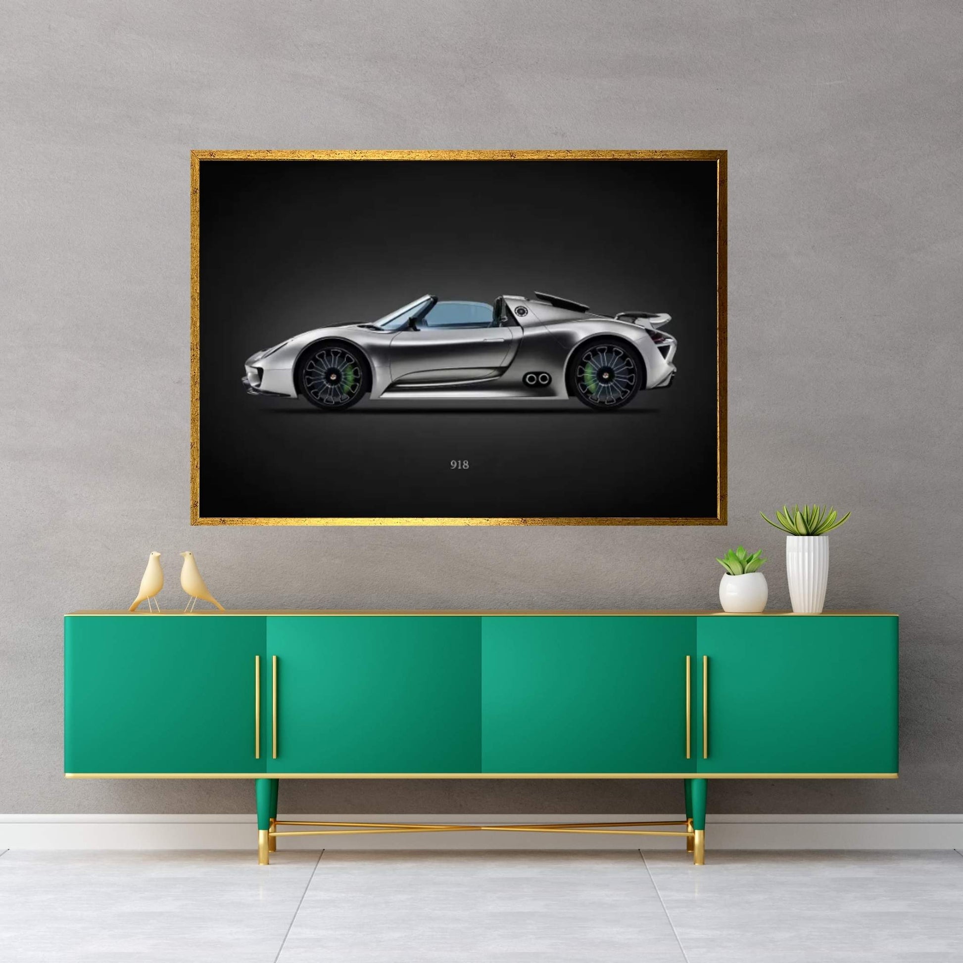 Porsche 918 Canvas Wall Art - Y Canvas