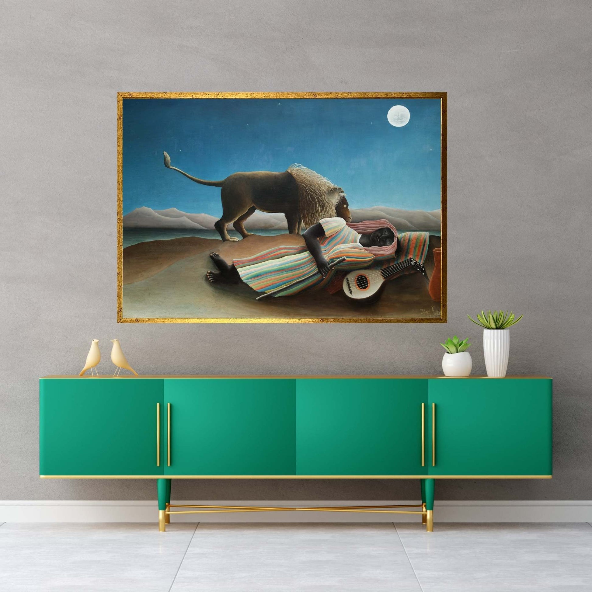 The Sleeping Gypsy Canvas Wall Art - Y Canvas