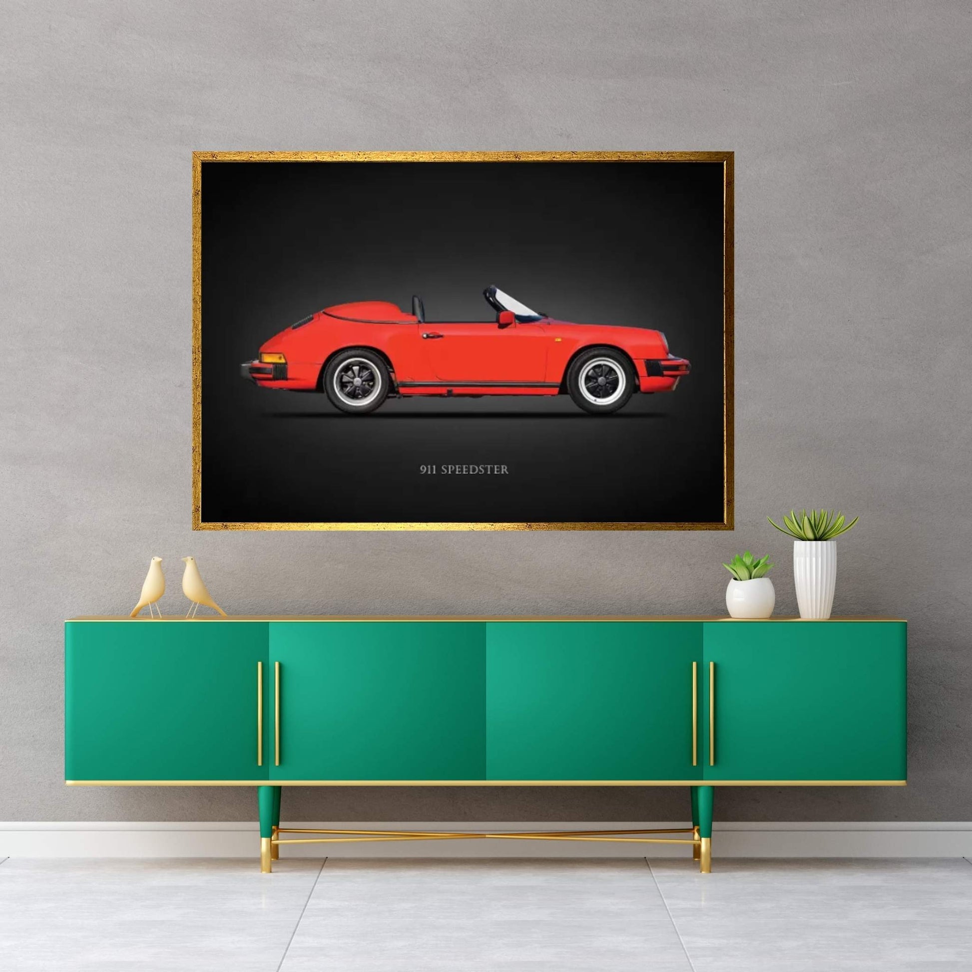 Porsche 911 Speedster 1989 Canvas Wall Art - Y Canvas