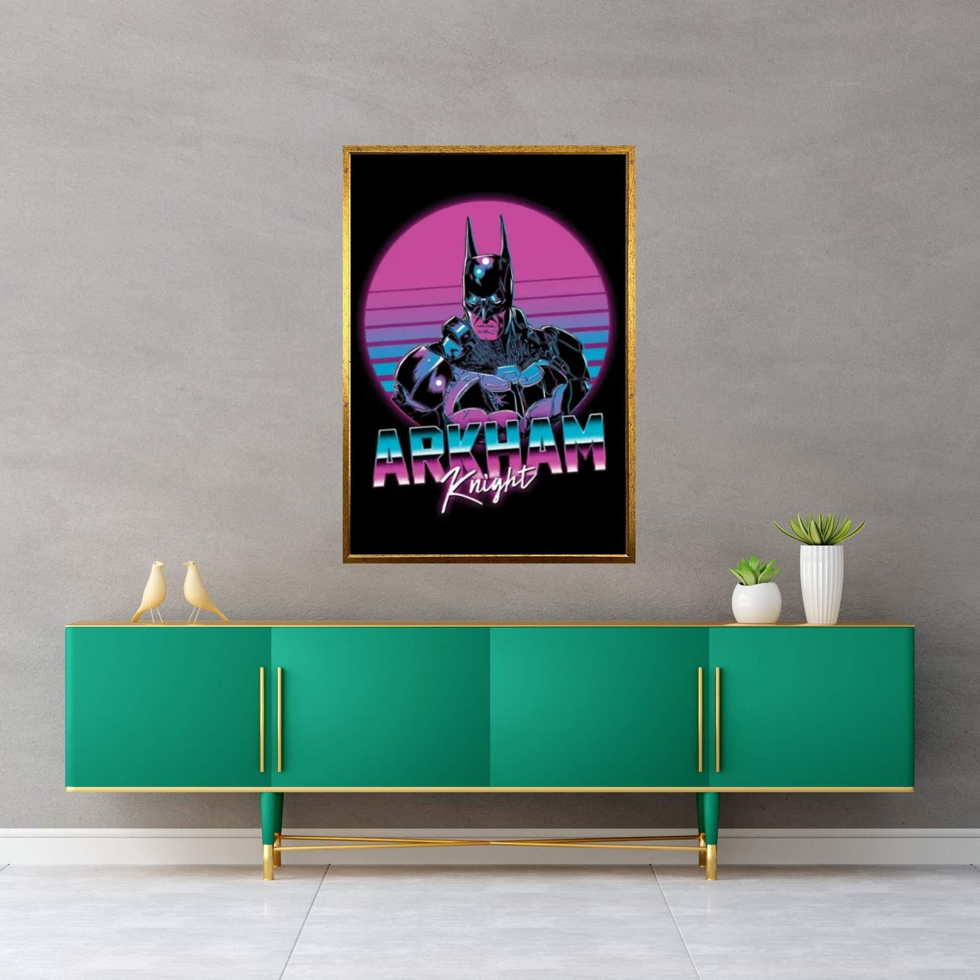 Arkham Knight Canvas Wall Art - Y Canvas