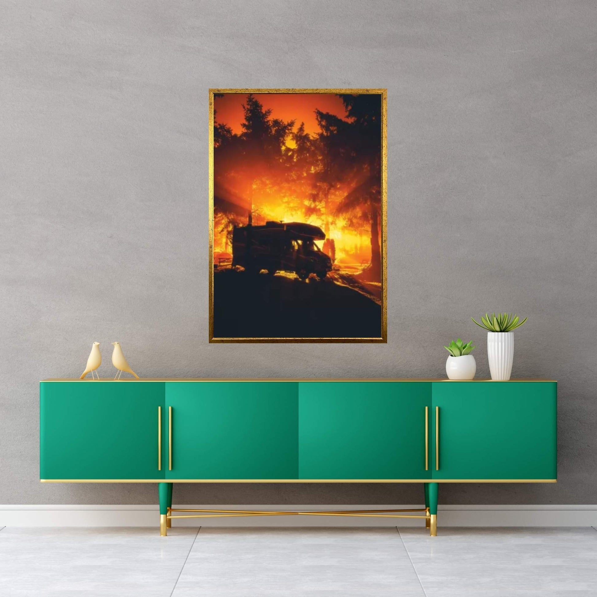 Rays Of Light Canvas Wall Art - Y Canvas