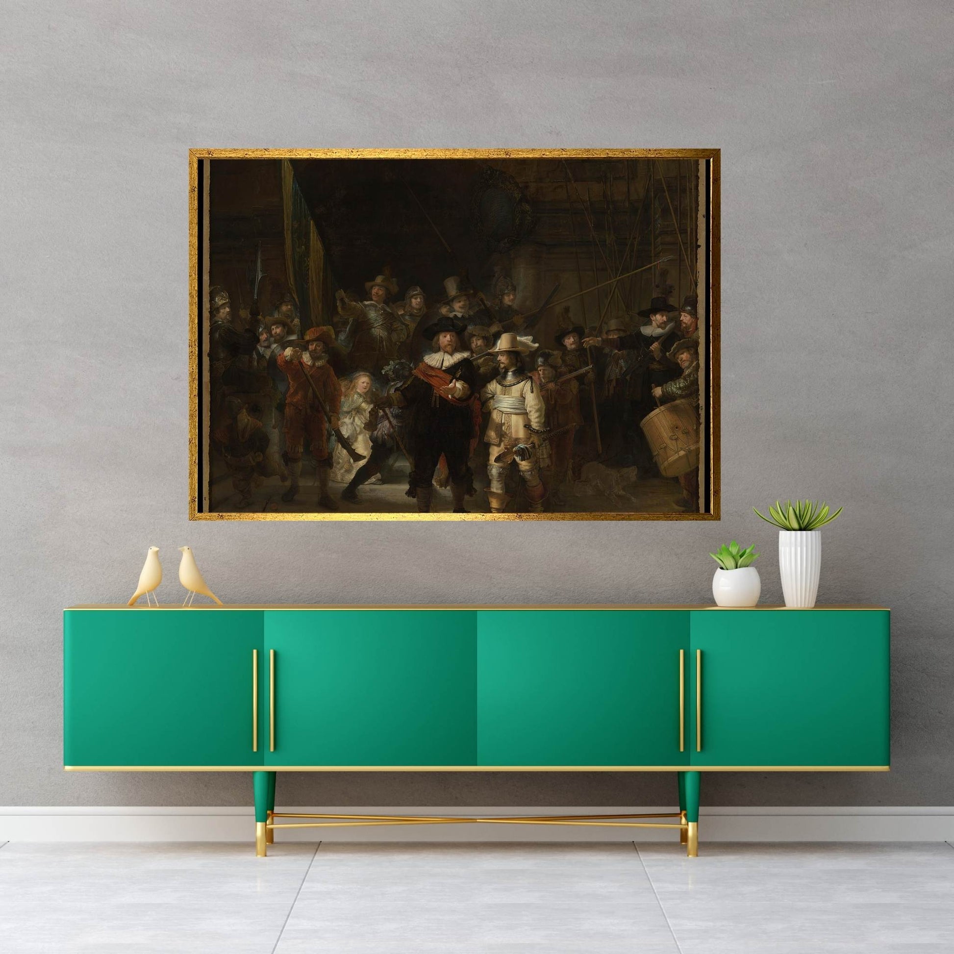 The Night Watch Canvas Wall Art - Y Canvas