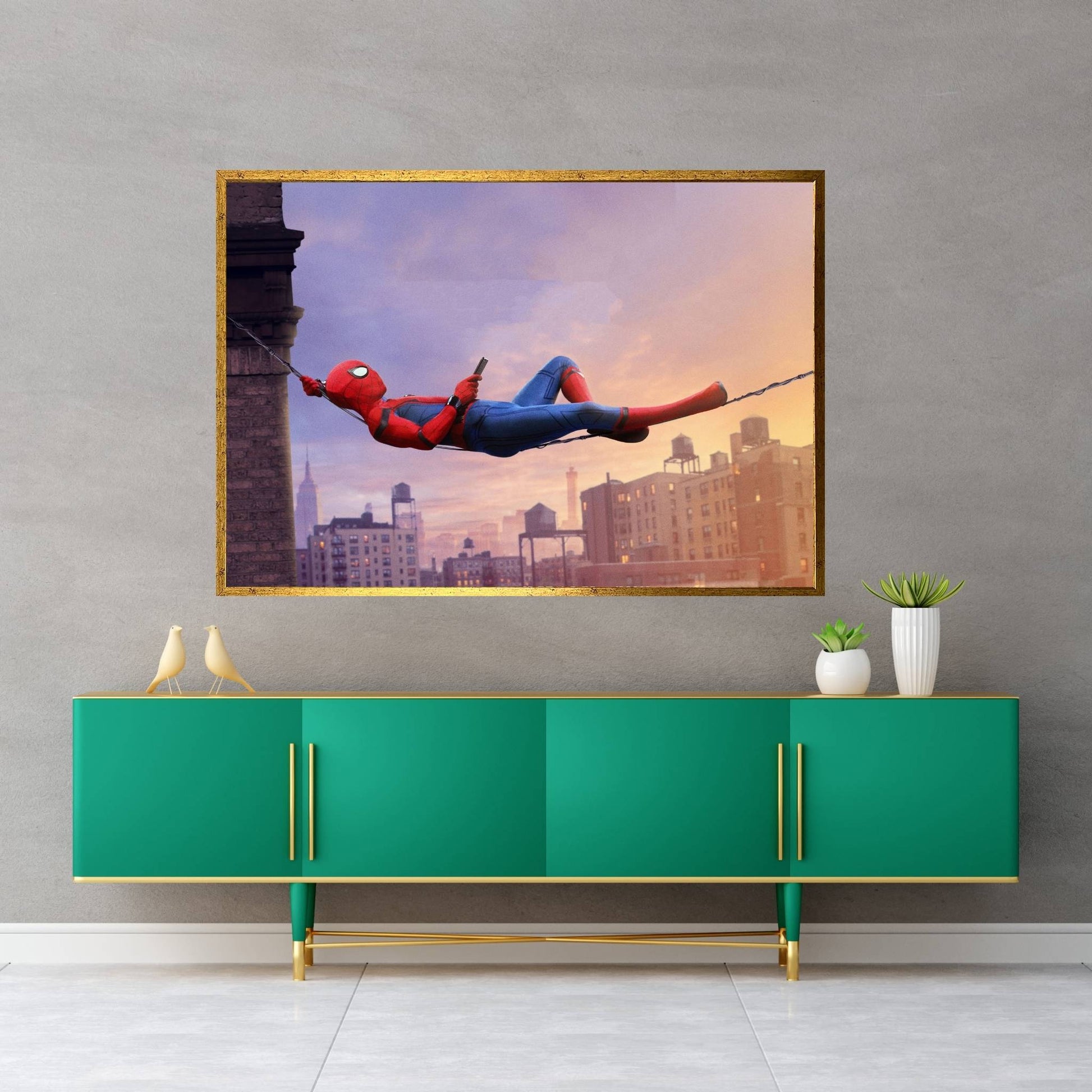 Spiderman Canvas Wall Art - Y Canvas