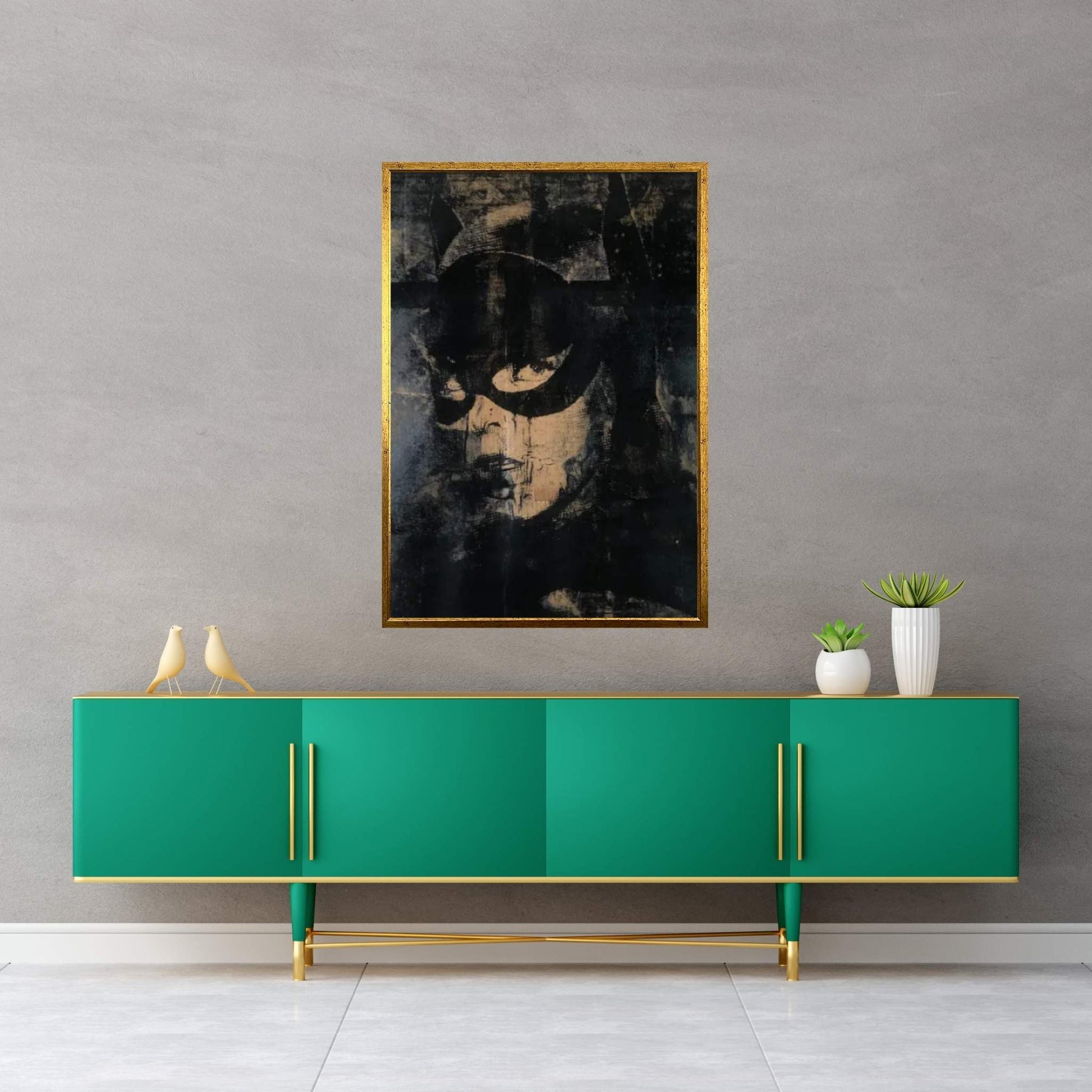 Darkness Batgirl Dark Knight Canvas Wall Art - Y Canvas