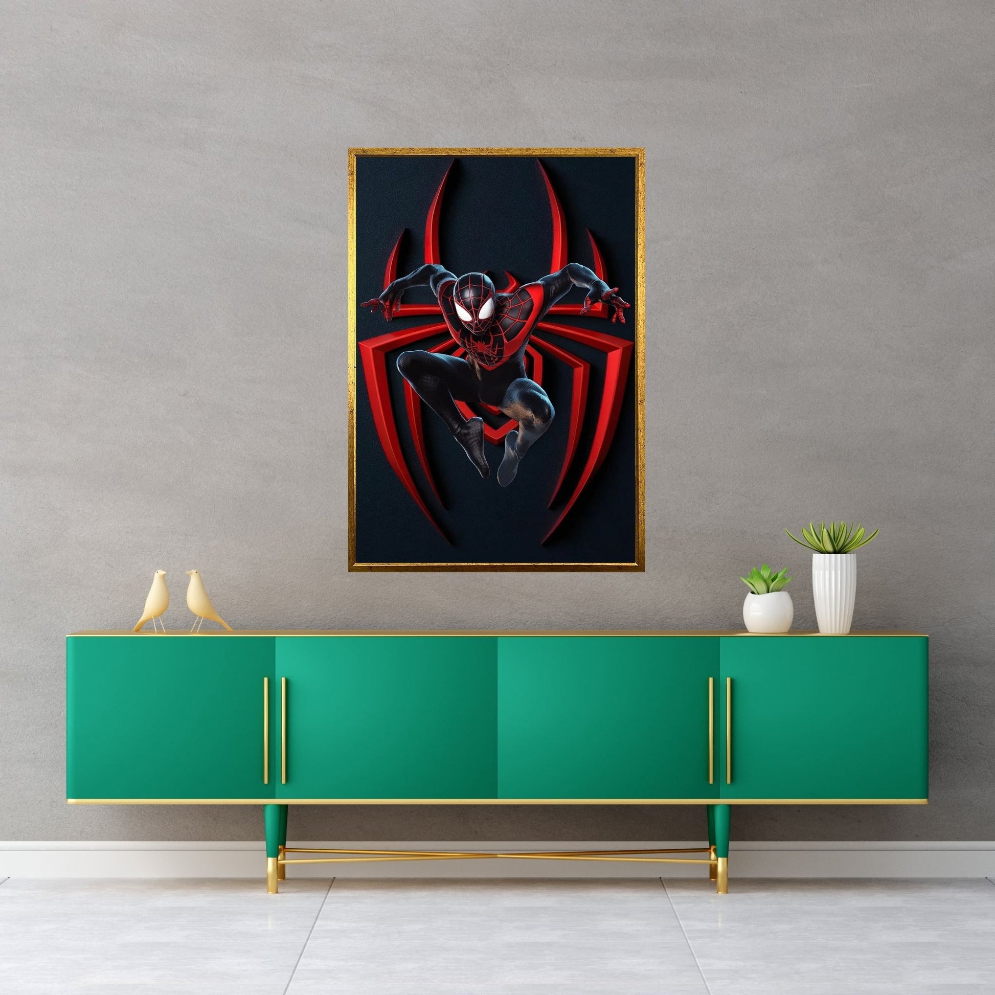 Spiderman Canvas Wall Art - Y Canvas