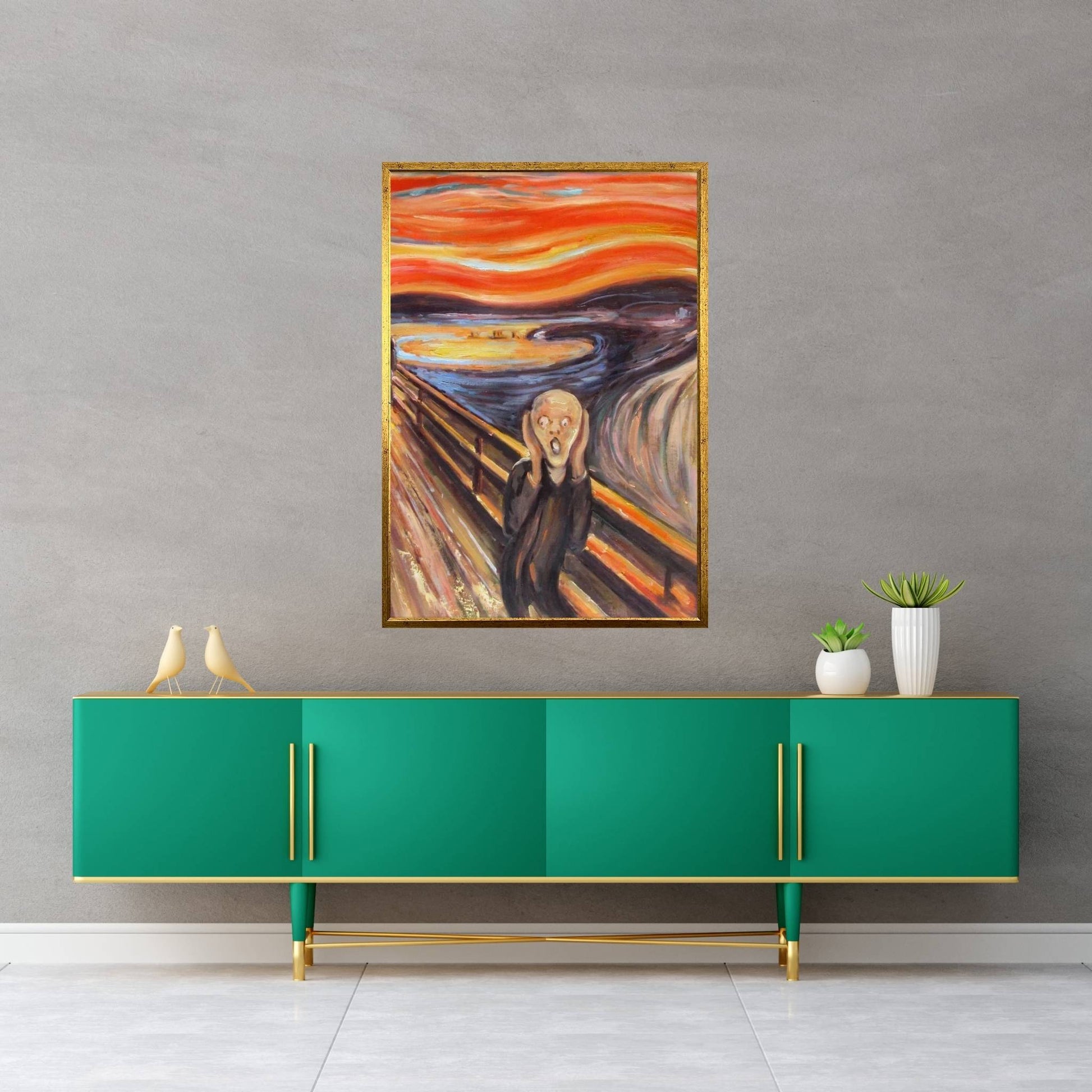 The Scream Canvas Wall Art - Y Canvas