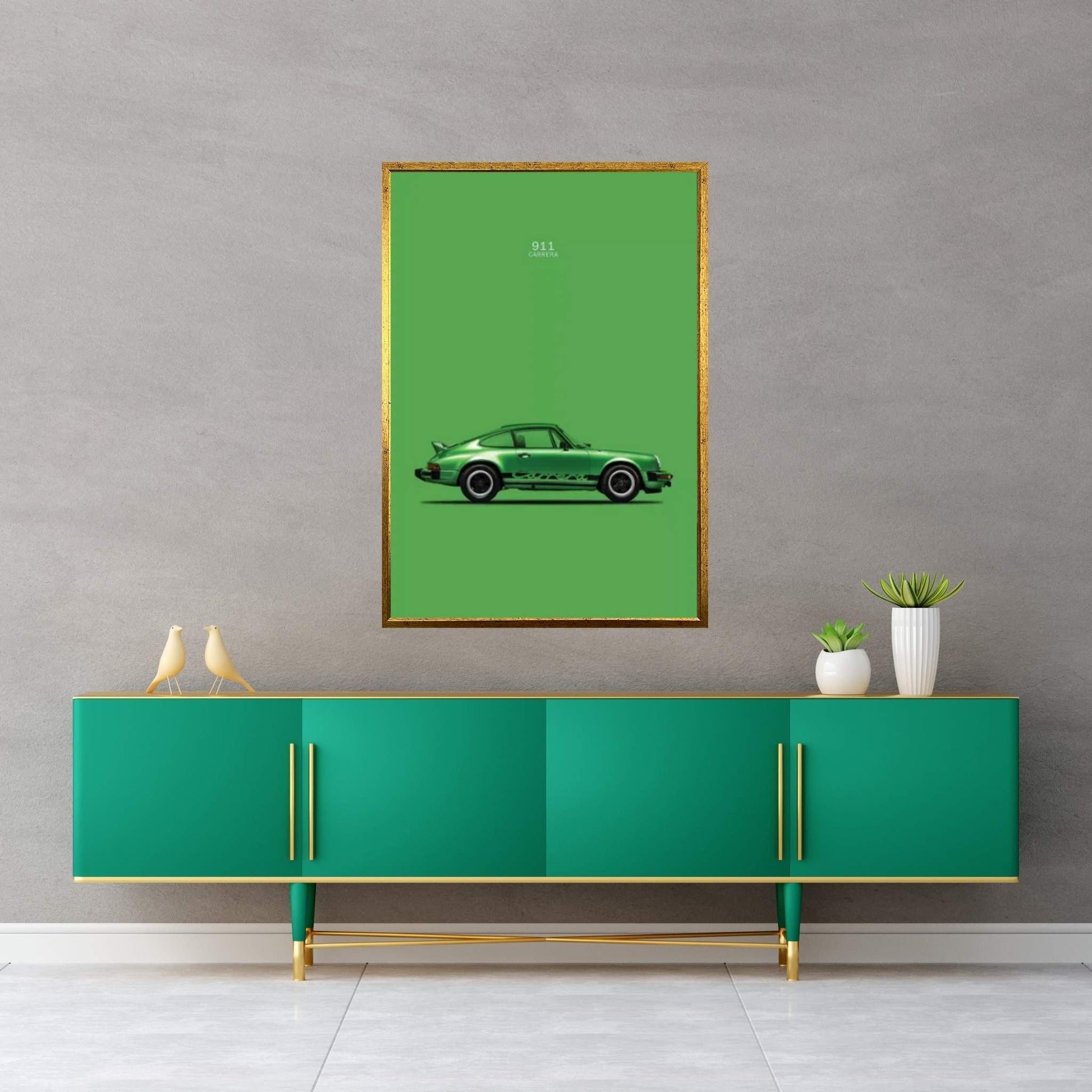 Porsche 911 Carrera Canvas Wall Art - Y Canvas