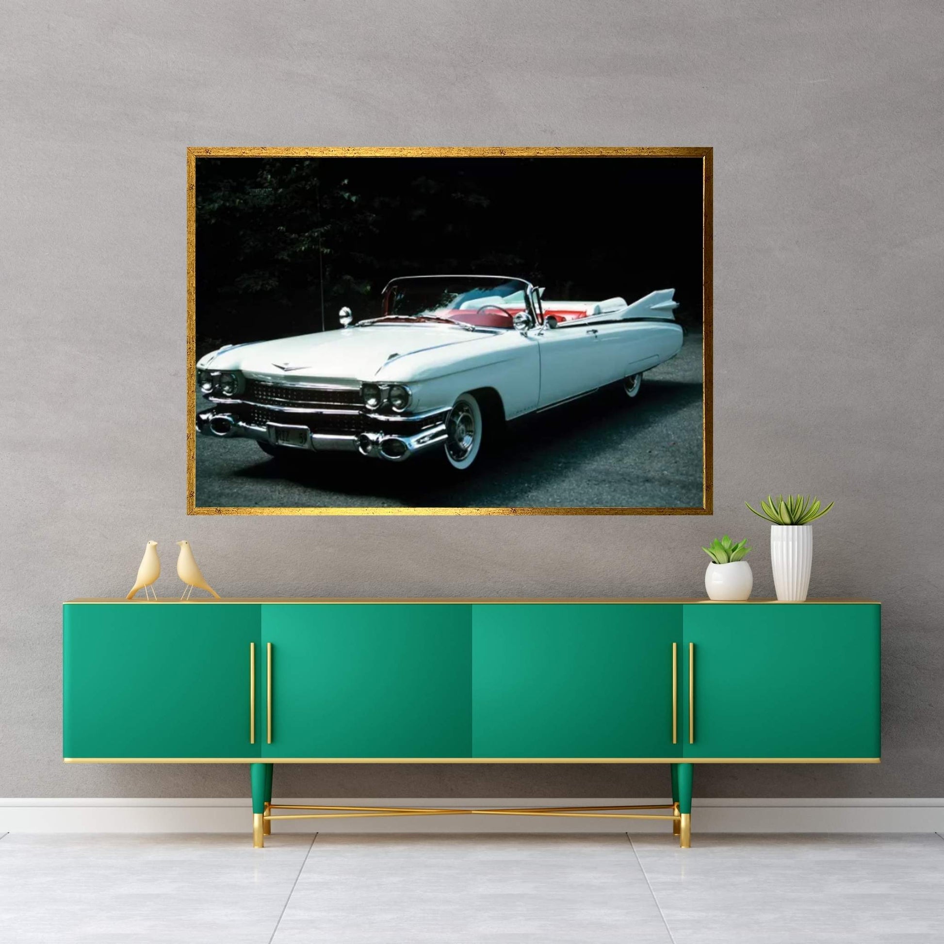 1959 El Dorado Biarritz Cadillac Convertible II Canvas Wall Art - Y Canvas