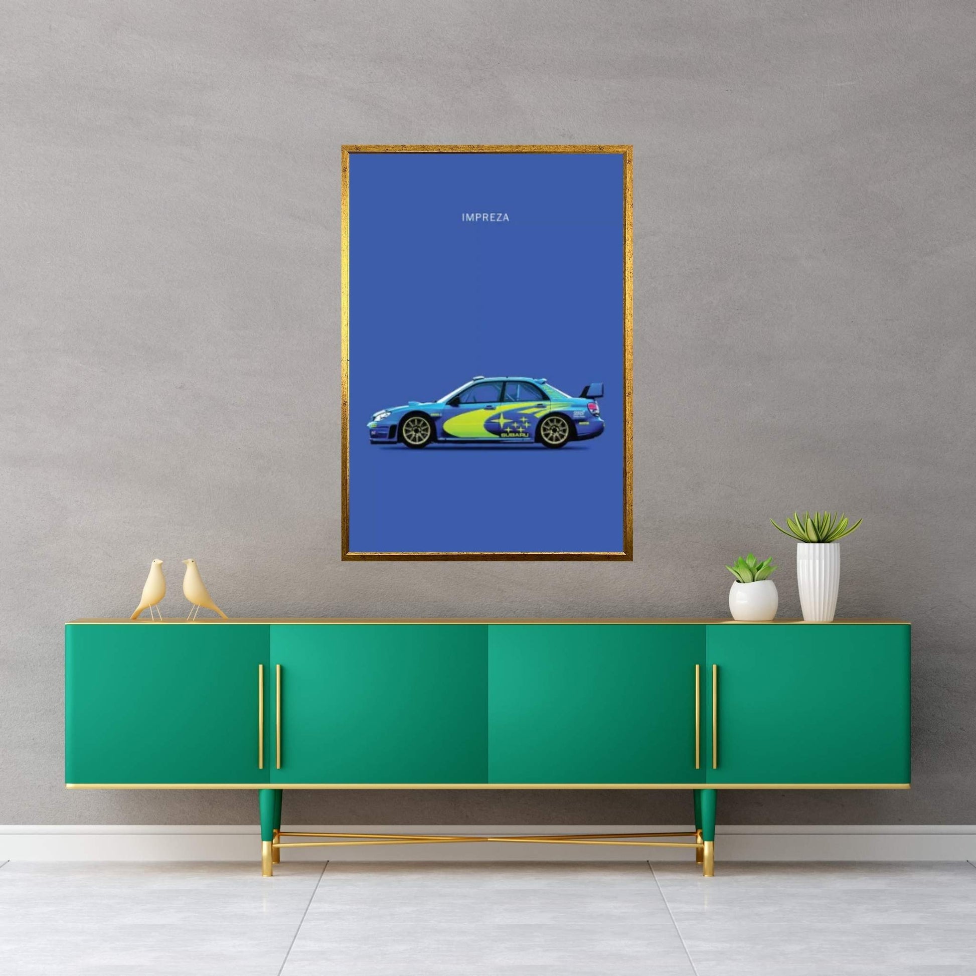 Subaru Impreza Canvas Wall Art - Y Canvas