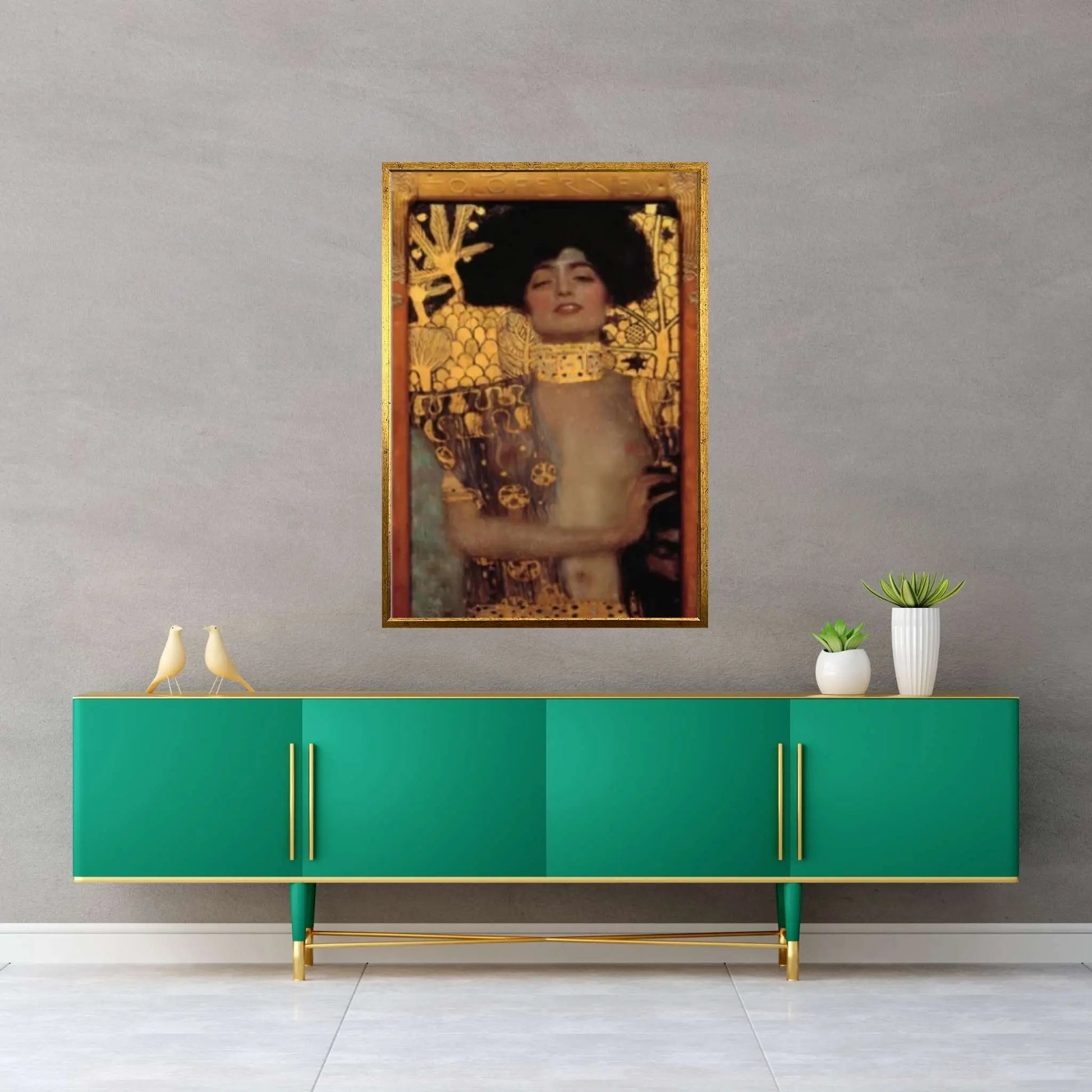 Judith And The Head Of Holofernes, Gustav Klimt, Reproduction Print, Gustav Klimt Wall Art - Y Canvas