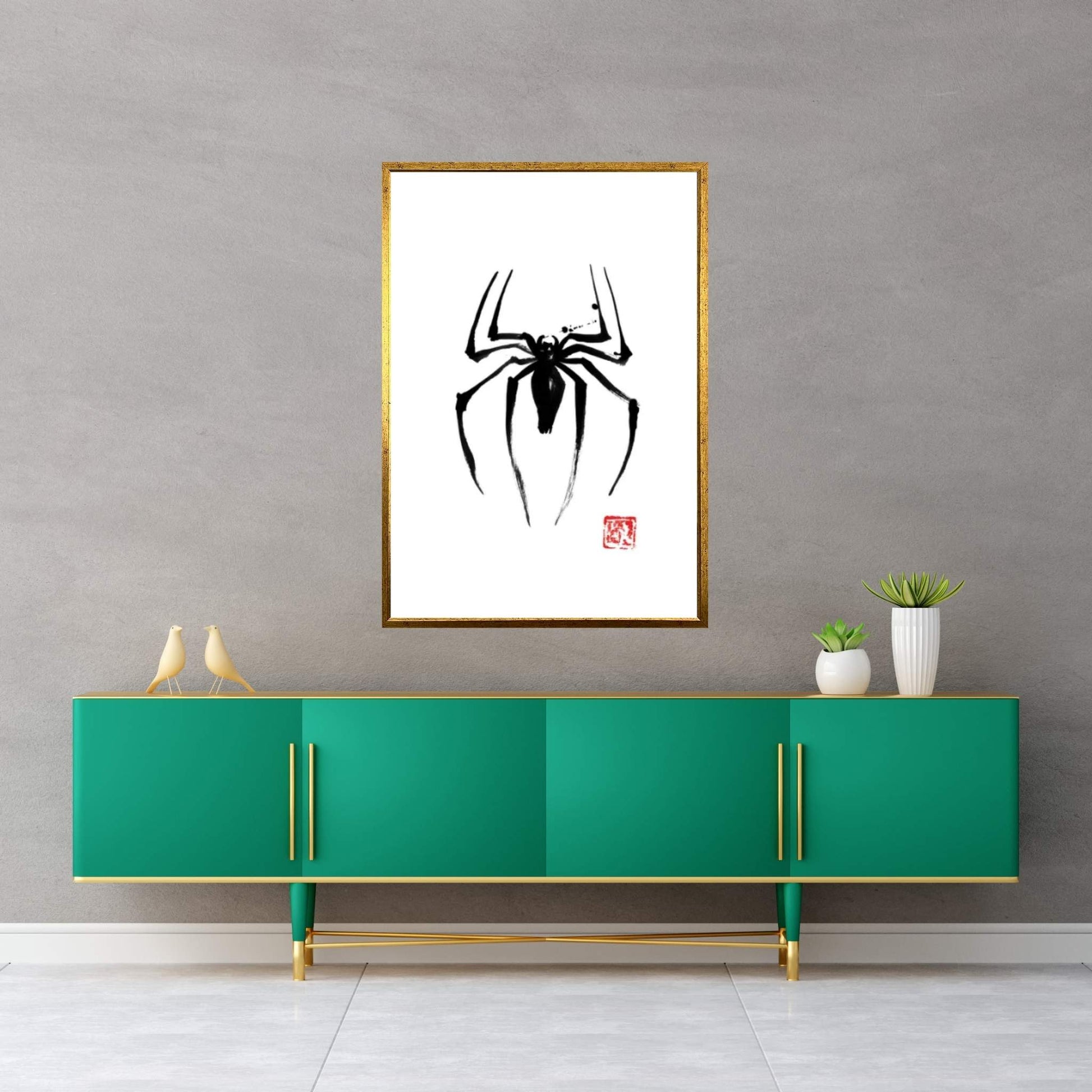 Spider Canvas Wall Art - Y Canvas