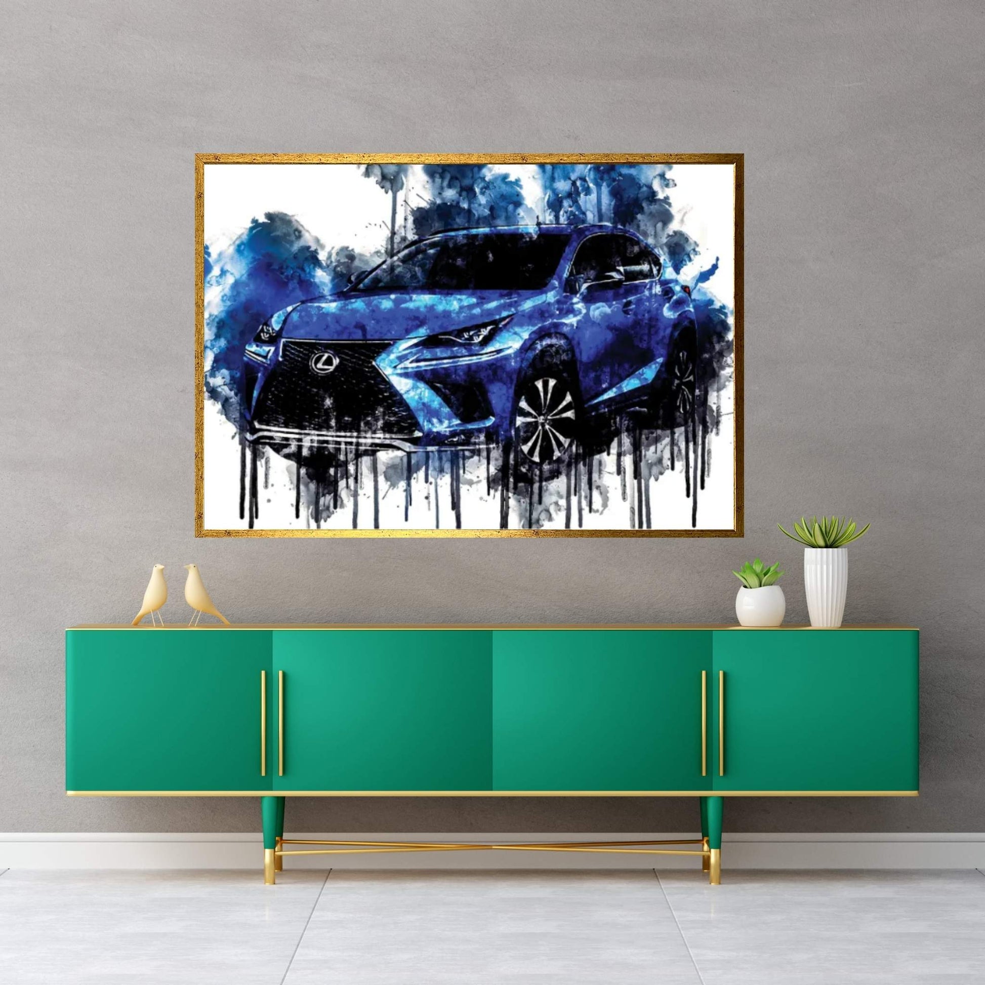 2017 Lexus NX Luxury Crossover Canvas Wall Art - Y Canvas