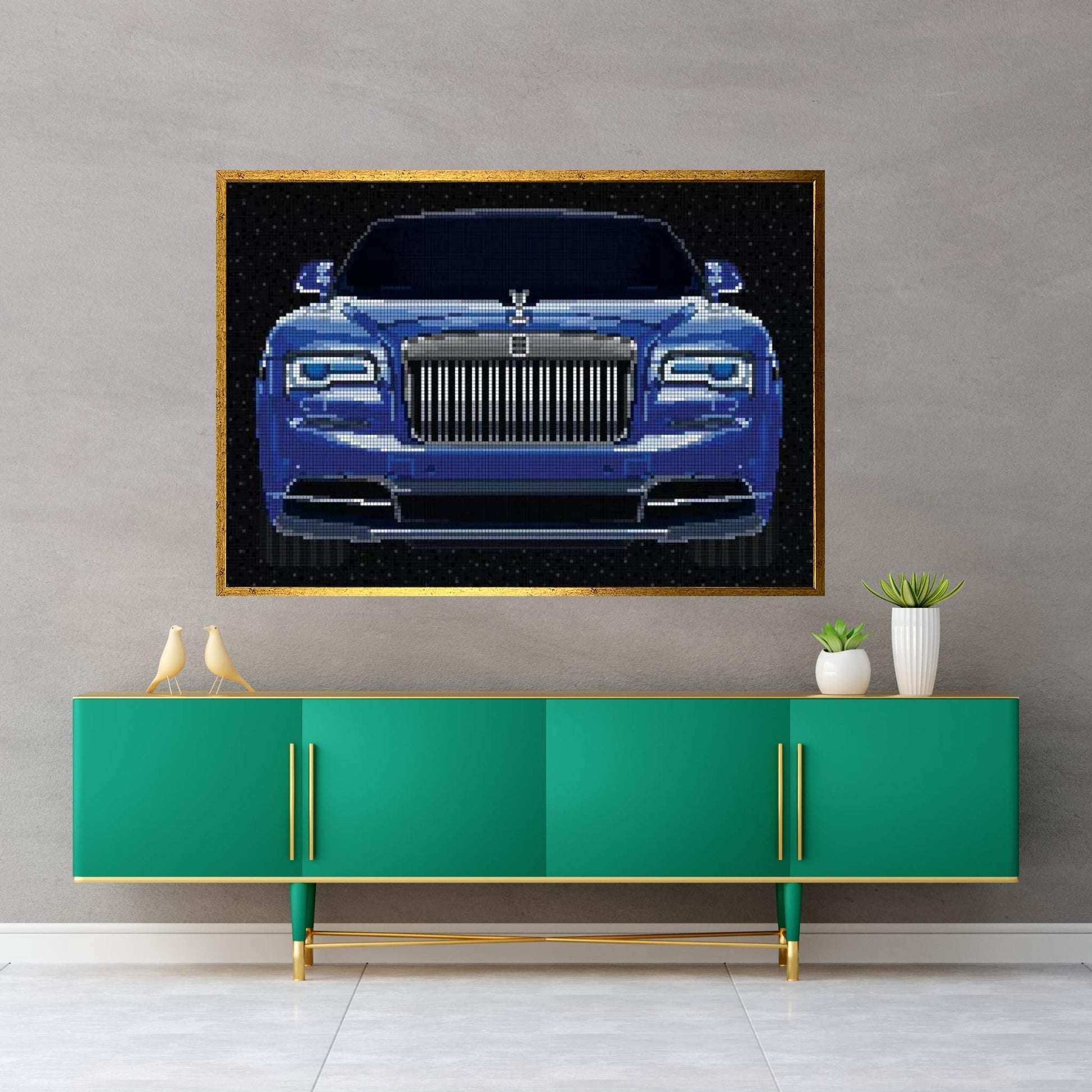 Rolls Dawn Canvas Wall Art - Y Canvas