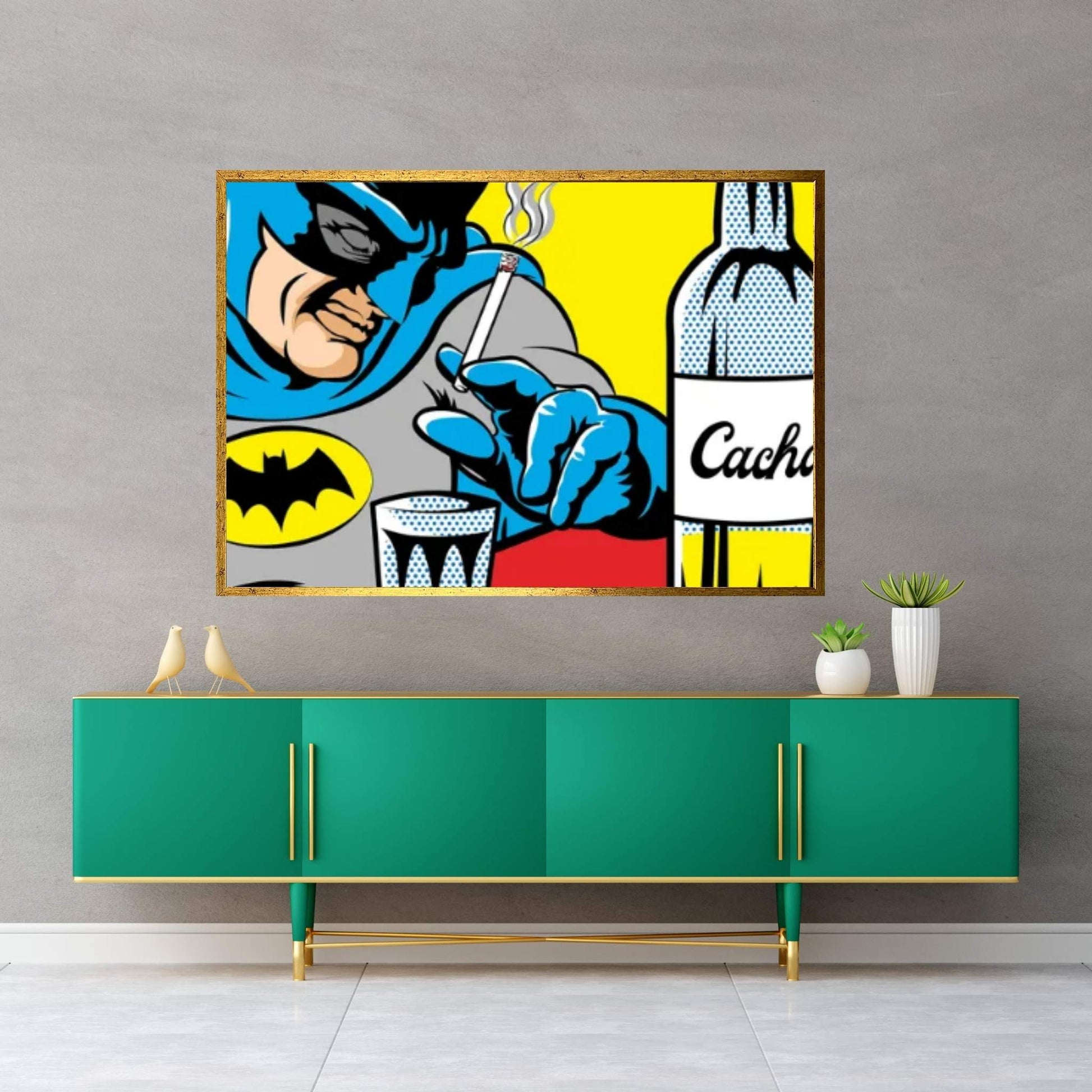 Drown The BatSorrows Canvas Wall Art - Y Canvas