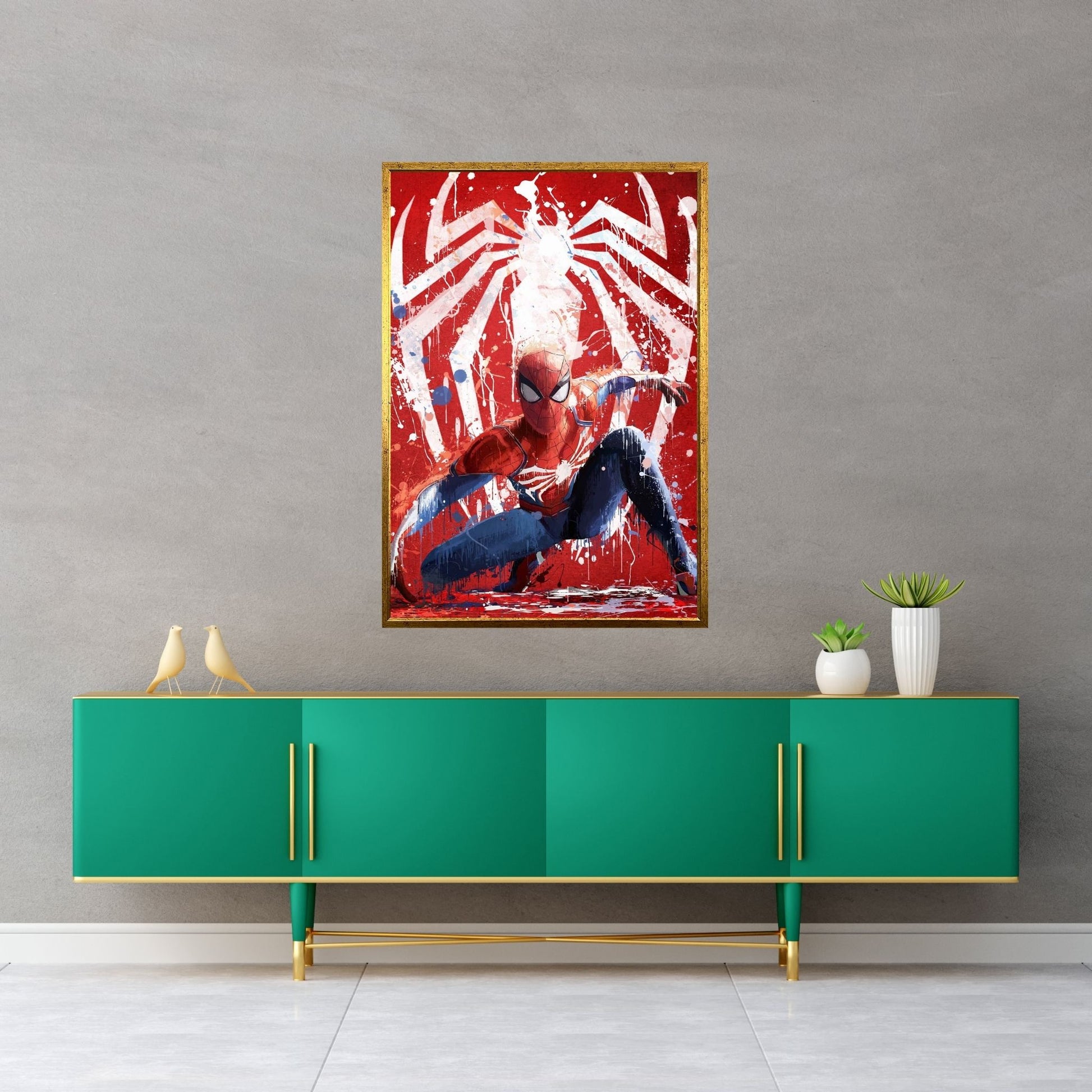 Spiderman Canvas Wall Art - Y Canvas