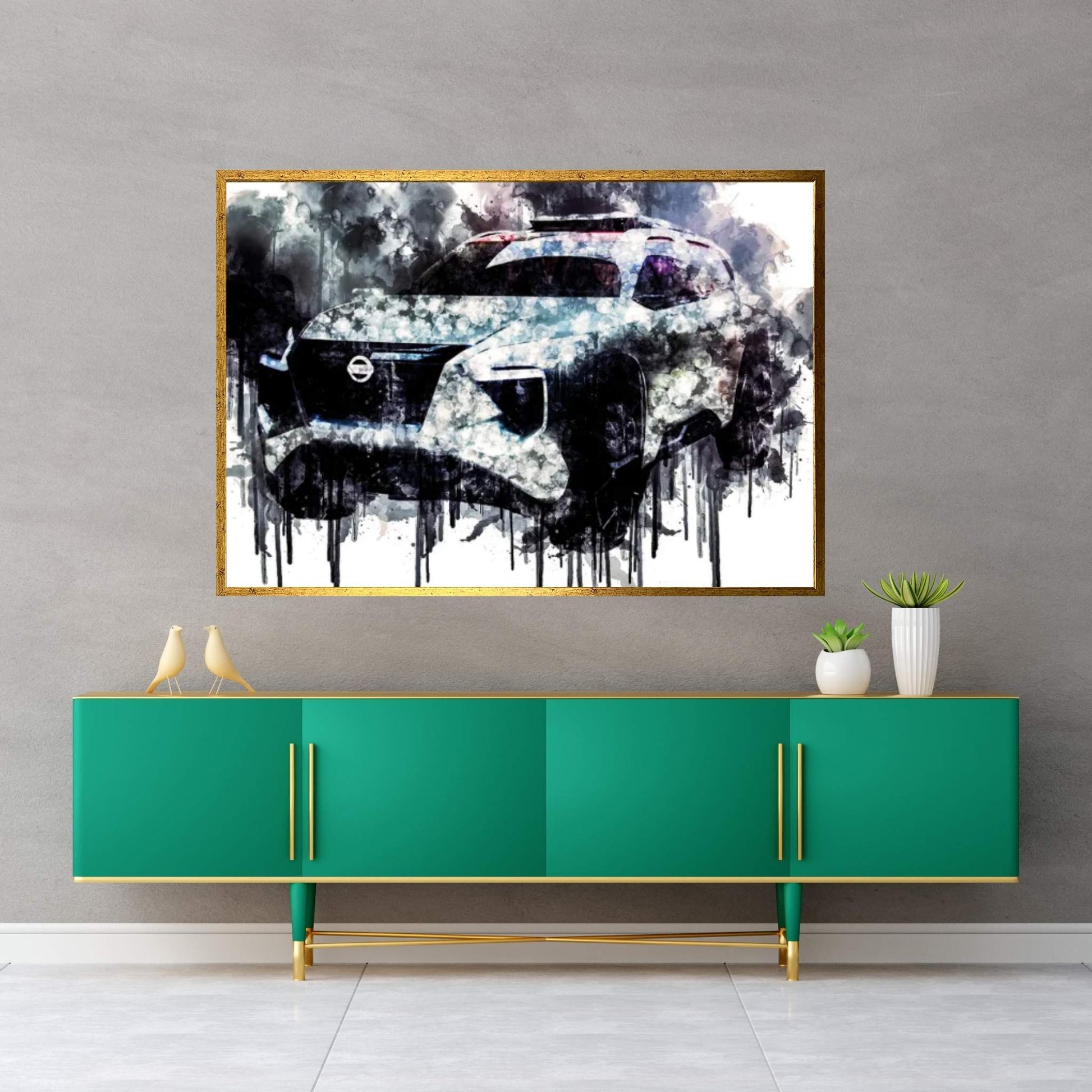 Car 2018 Nissan Xmotion Concept Canvas Wall Art - Y Canvas