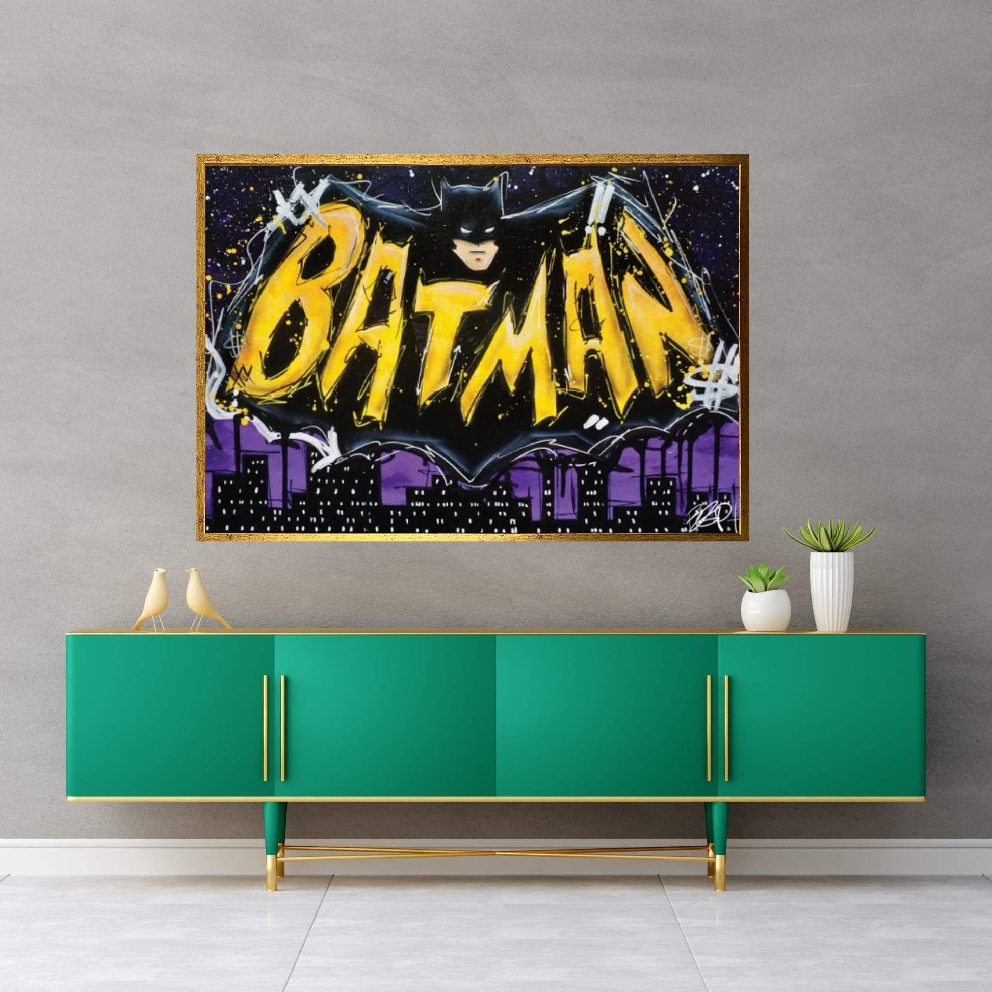 Protect the City Canvas Wall Art - Y Canvas