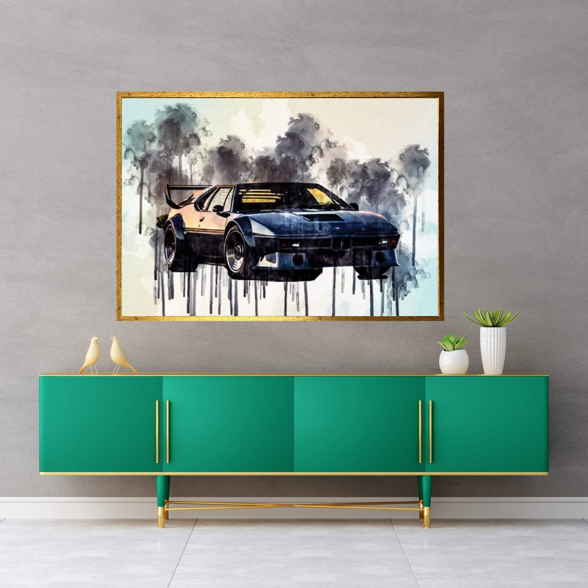 1979 BMW M1 Canvas Wall Art - Y Canvas